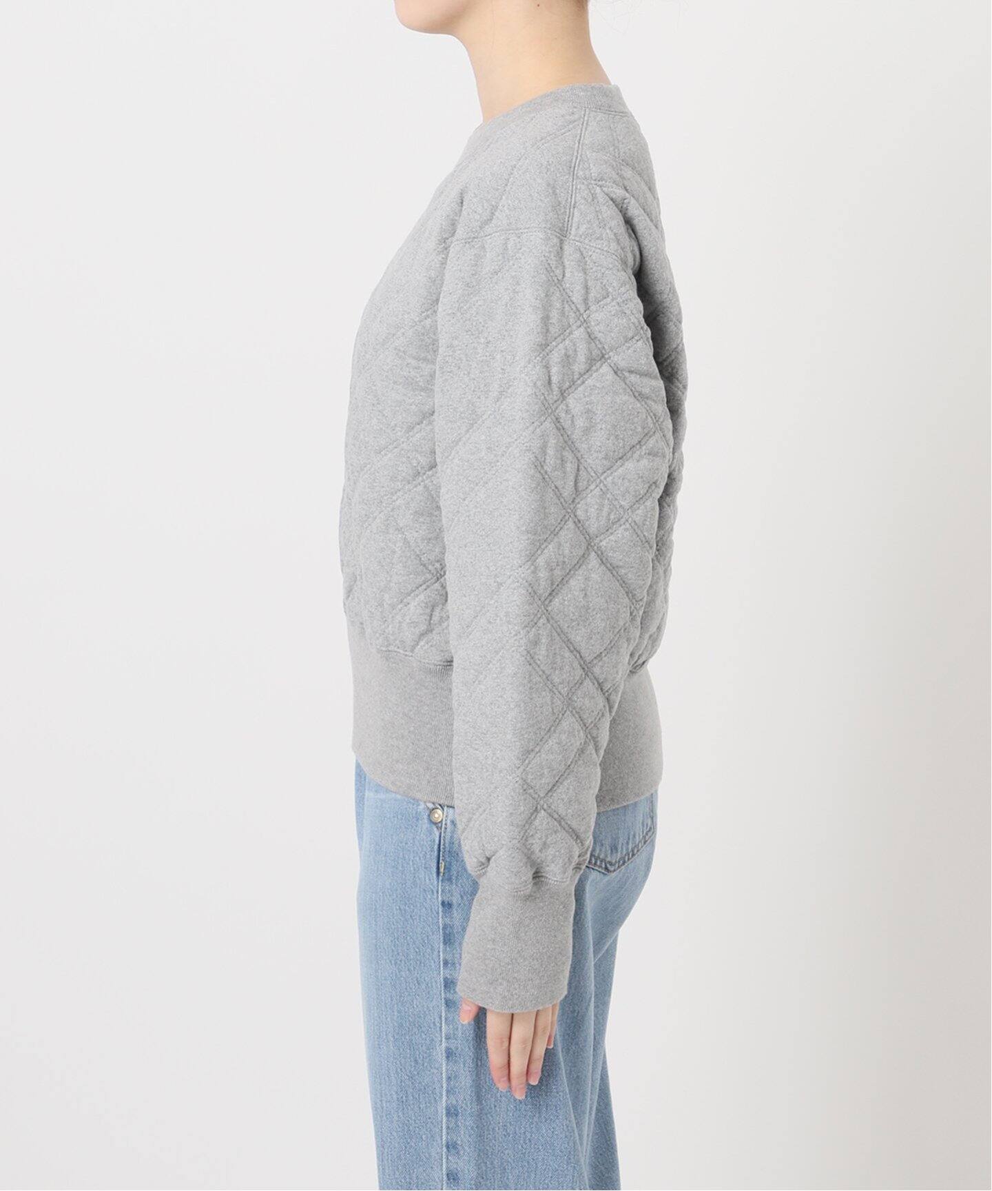 IENA LA BOUCLE キルティングスウェットプルオーバー（スウェット 
