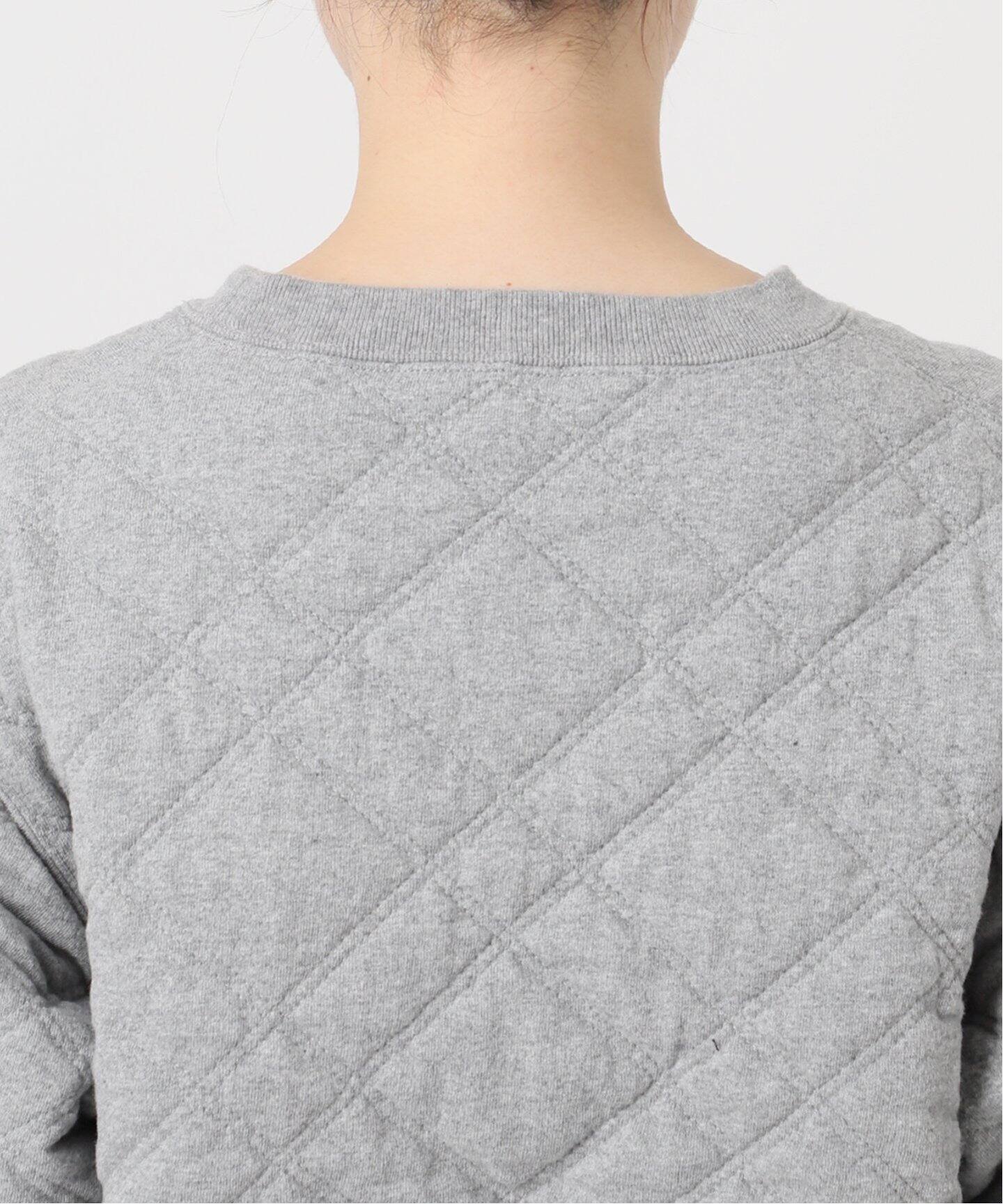 IENA LA BOUCLE キルティングスウェットプルオーバー（スウェット 