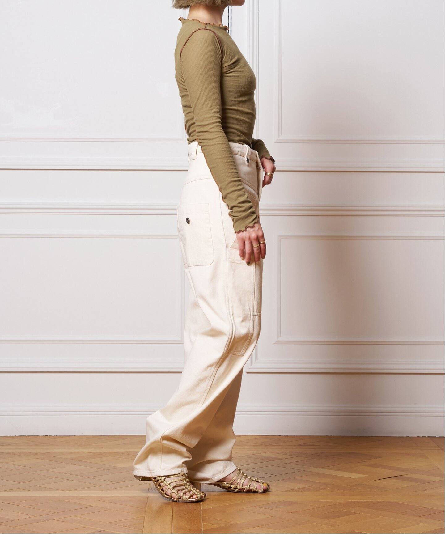 Rikaさま専用ページ✳︎IENA【BASERANGE/ベースレンジ】 トップス BASERANGE/ベースレンジ VEIN LONG SLEEVE プルオーバー（Tシャツ