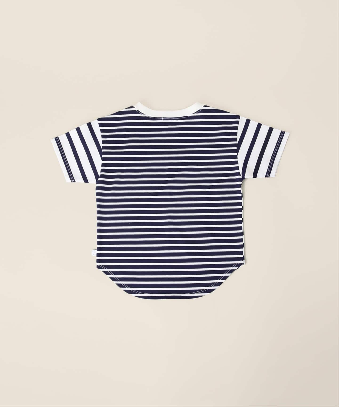 BASIC]LIMITEDボーダーエトワールロゴTシャツ kids（キッズ