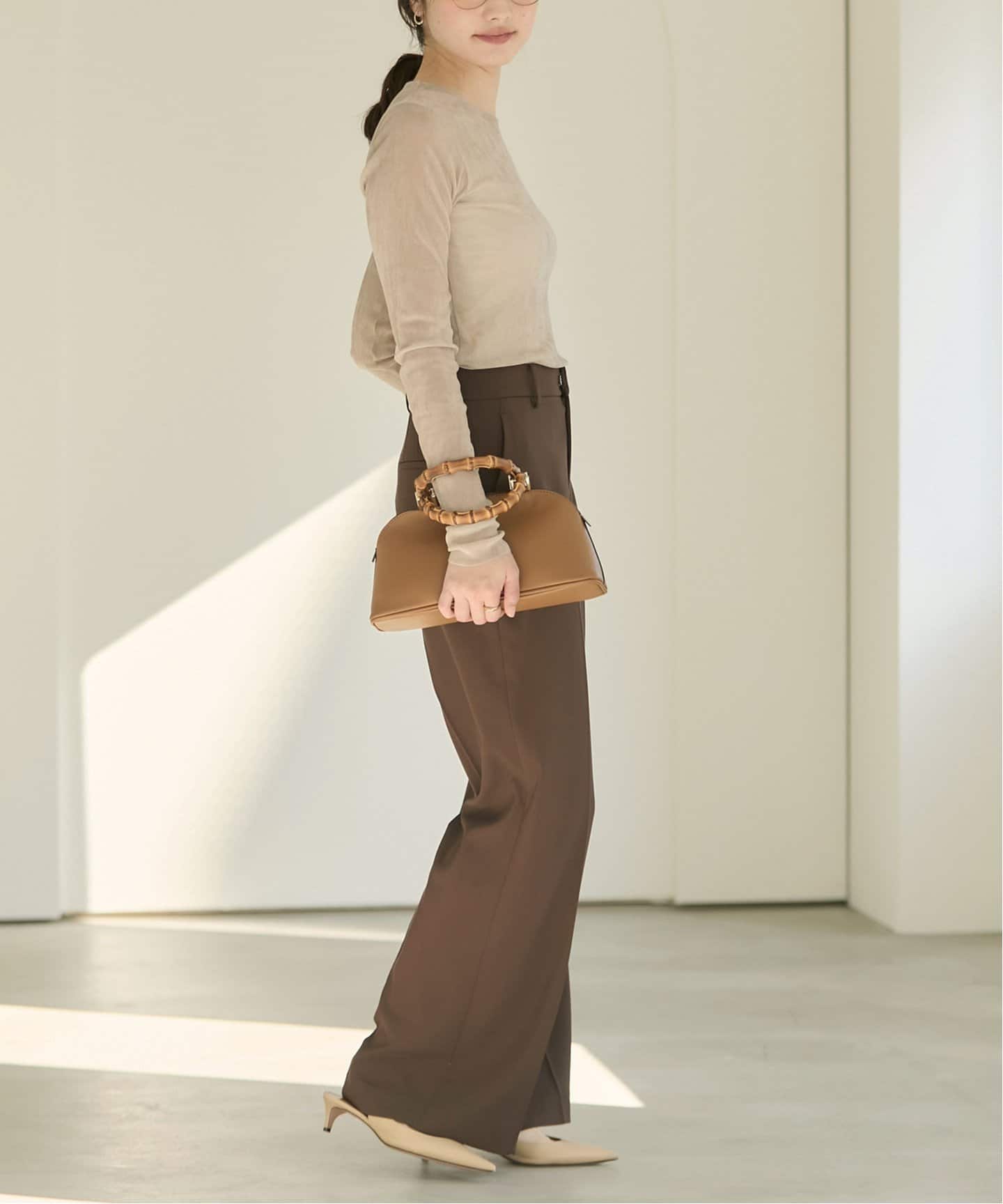 plage Flocky Mesh ロンT ベージュ 一部カラーWEB限定追加予約》Flocky Mesh ロンT（Tシャツ