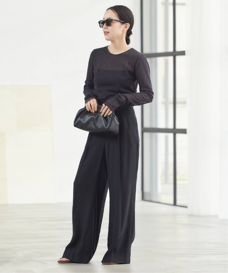 追加》Mesh Sheer ロンT（Tシャツ／カットソー）｜Plage（プラージュ 