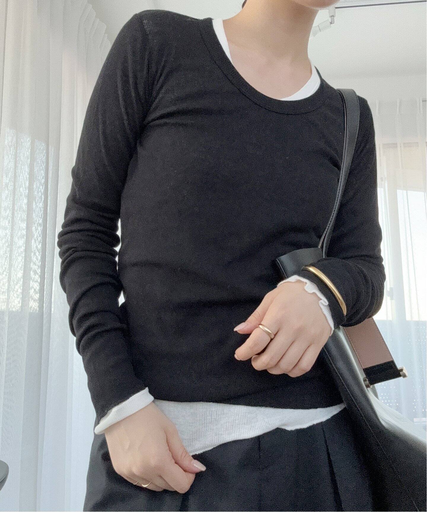 whisper rib long Tシャツ（Tシャツ／カットソー）｜Plage（プラージュ 