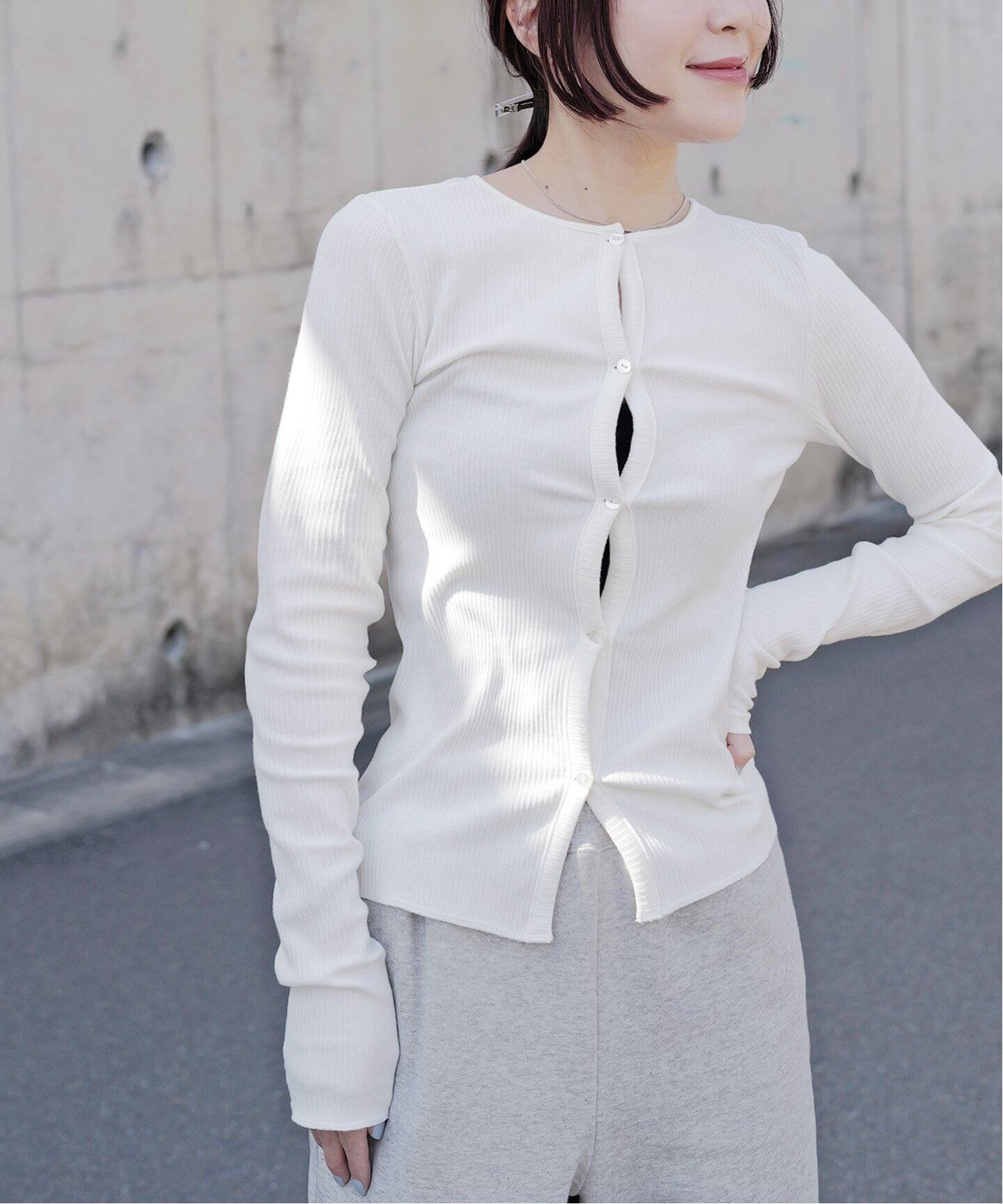 O rib カーディガン（カーディガン）｜Plage（プラージュ）の通販  