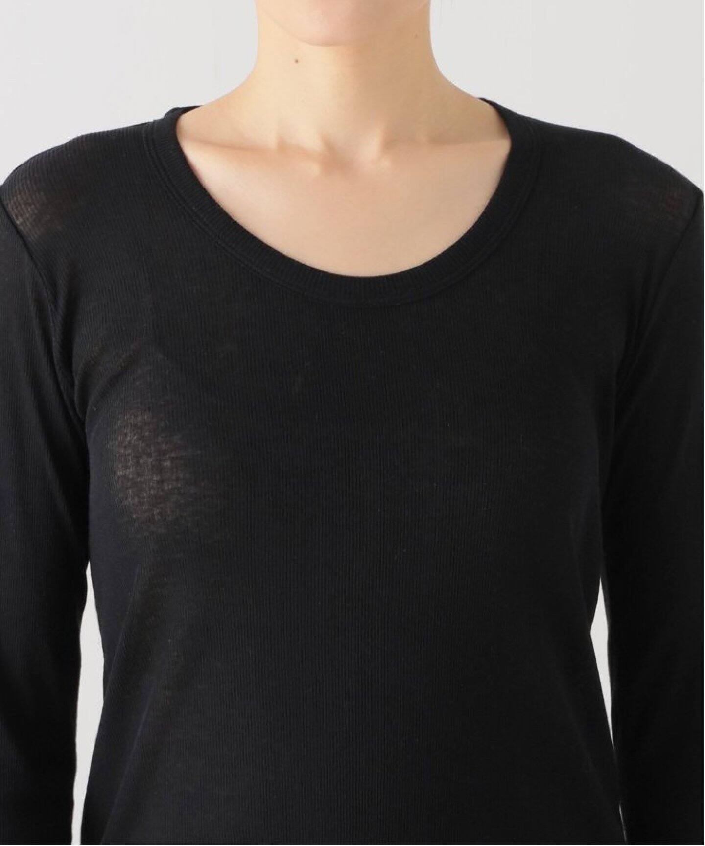 追加》whisper rib long Tシャツ（Tシャツ／カットソー）｜Plage