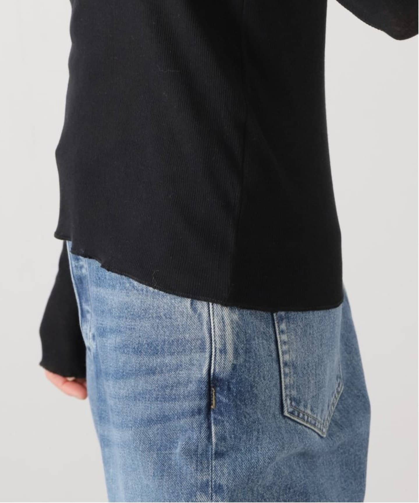 追加》whisper rib long Tシャツ（Tシャツ／カットソー）｜Plage