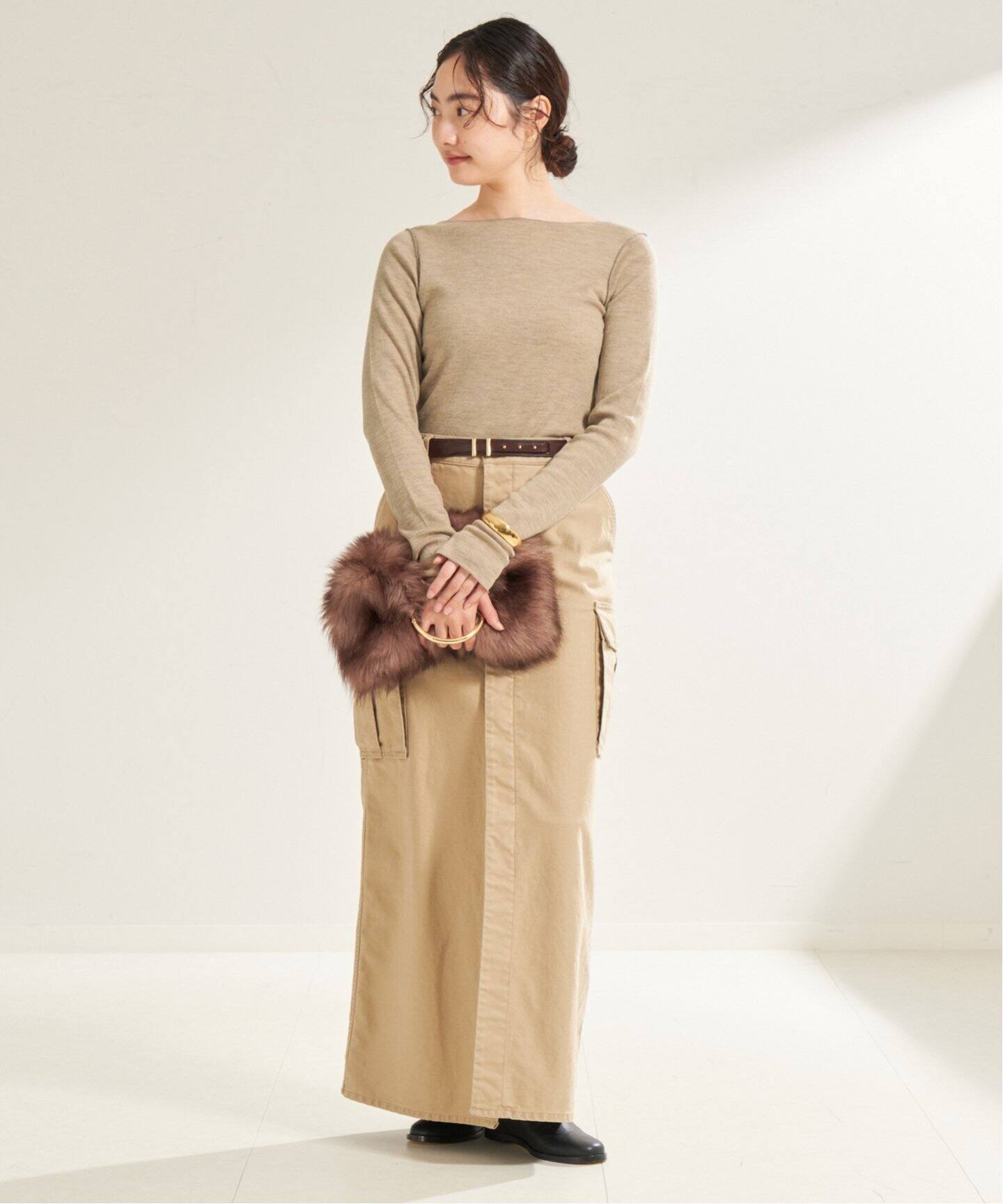 wool Jersey boat/N プルオーバー（Tシャツ／カットソー）｜Plage 