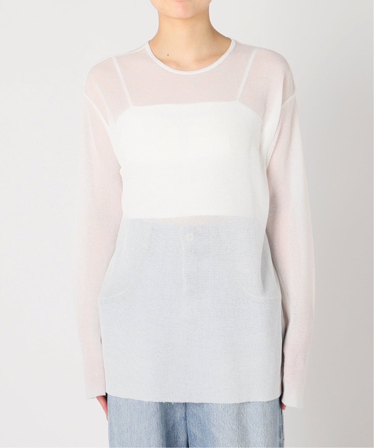 追加》SUPIMA SHEER WAFFLE Tシャツ（Tシャツ／カットソー