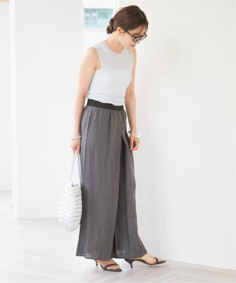 Plage プラージュ Satin タンク ブラック（Plage - プラージュ 24SS  