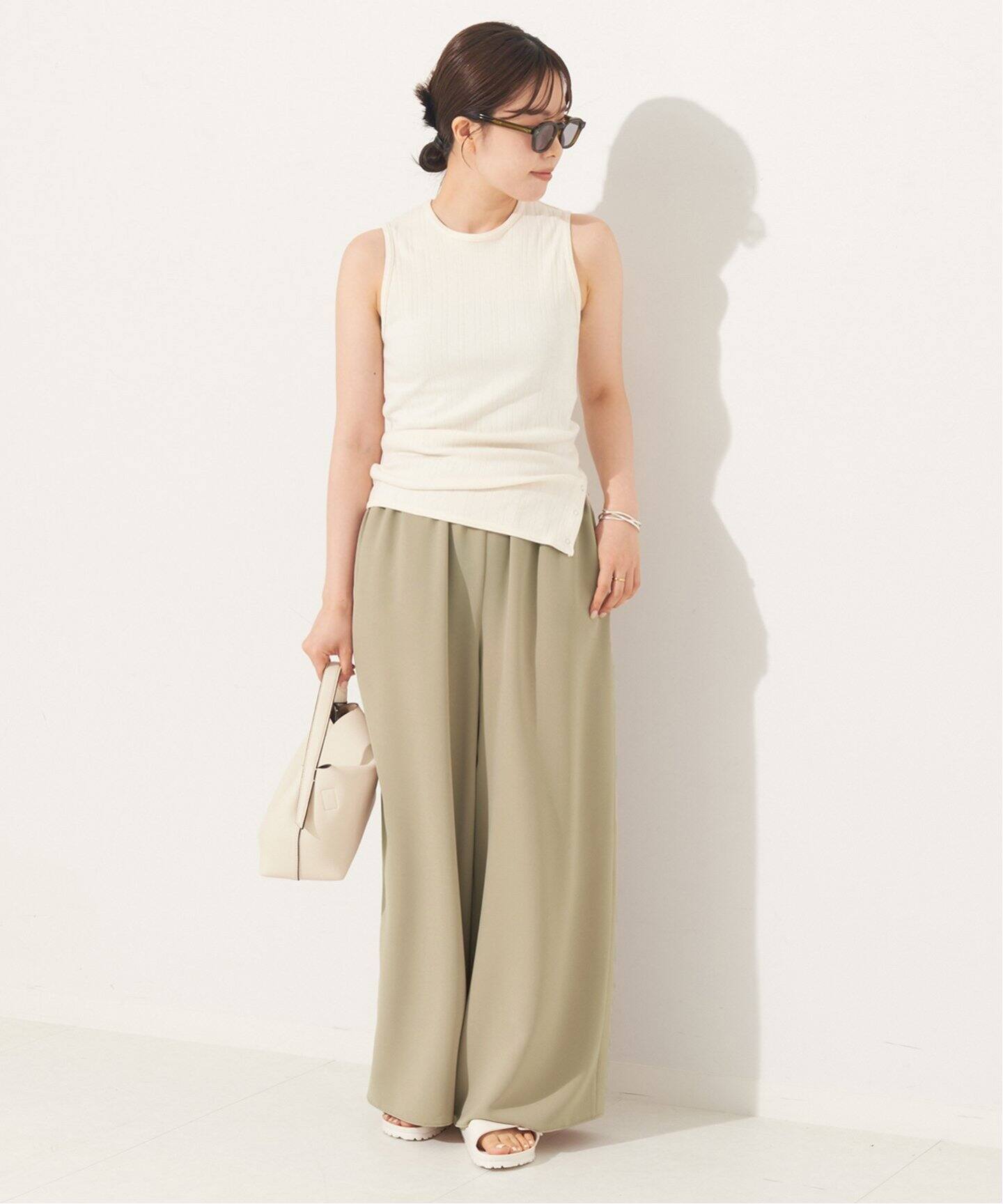Plage プラージュ オーガニックコットン ハリヌキフライス Tシャツ Plage プラージュ オーガニックコットン ハリヌキフライス T