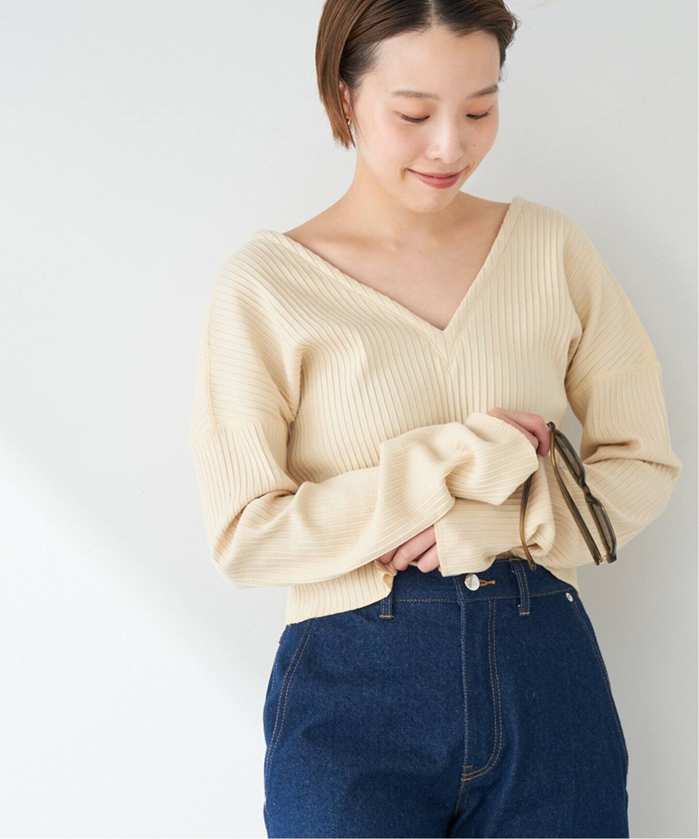 JANE SMITH/ジェーンスミス】別注 V SHORT プルオーバー（Tシャツ  