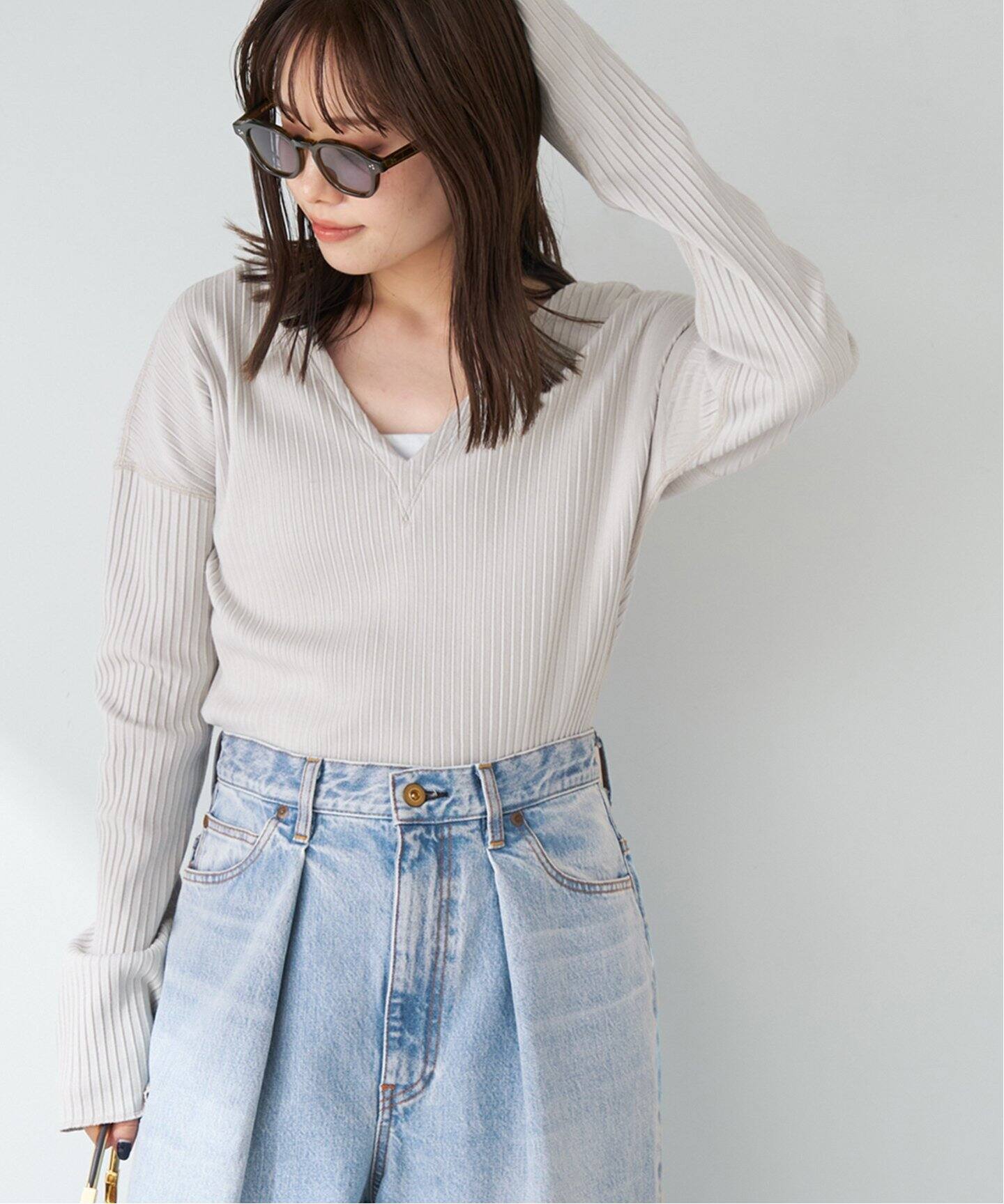 JANE SMITH/ジェーンスミス】別注 V SHORT プルオーバー（Tシャツ 