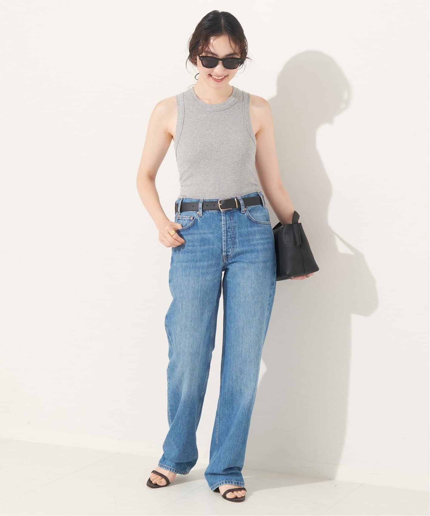 新品plage購入LAmadeタンクトップグレープラージュエルエーメイドUSA LAmade/エルエーメイド AIDA タンクトップ（タンクトップ
