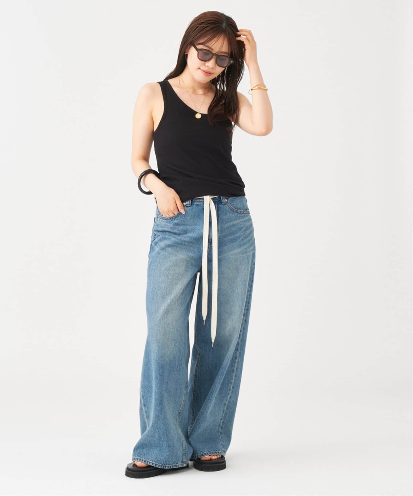IENA TanC TOKYO/タンクトウキョウ　2枚セット セール】【TanC TOKYO/タンクトウキョウ】Girls Skin Top（タンク