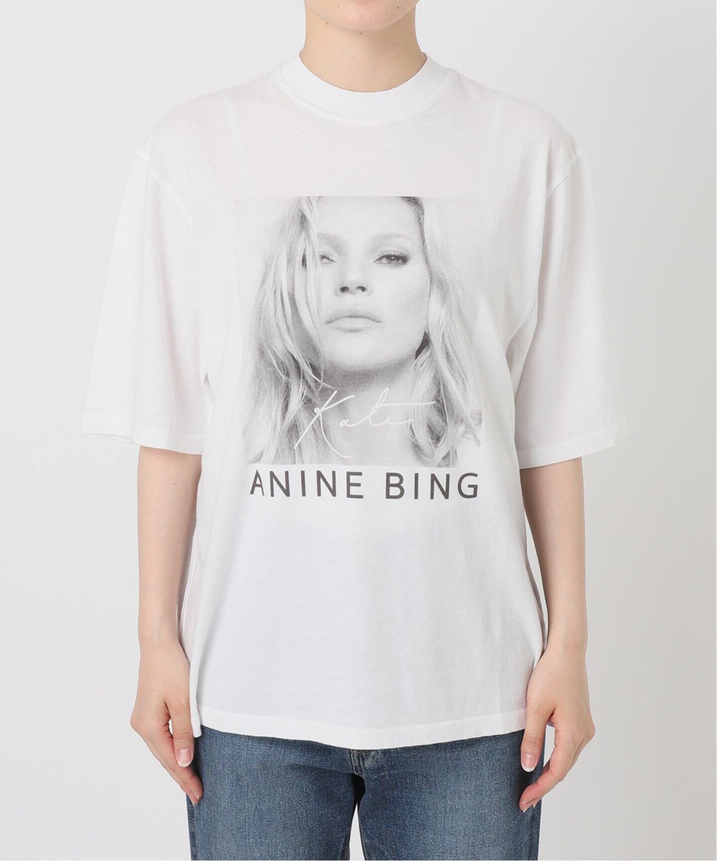ANINE BING/アニービン AVITEEKATEMOSS Tシャツ（Tシャツ／カットソー 