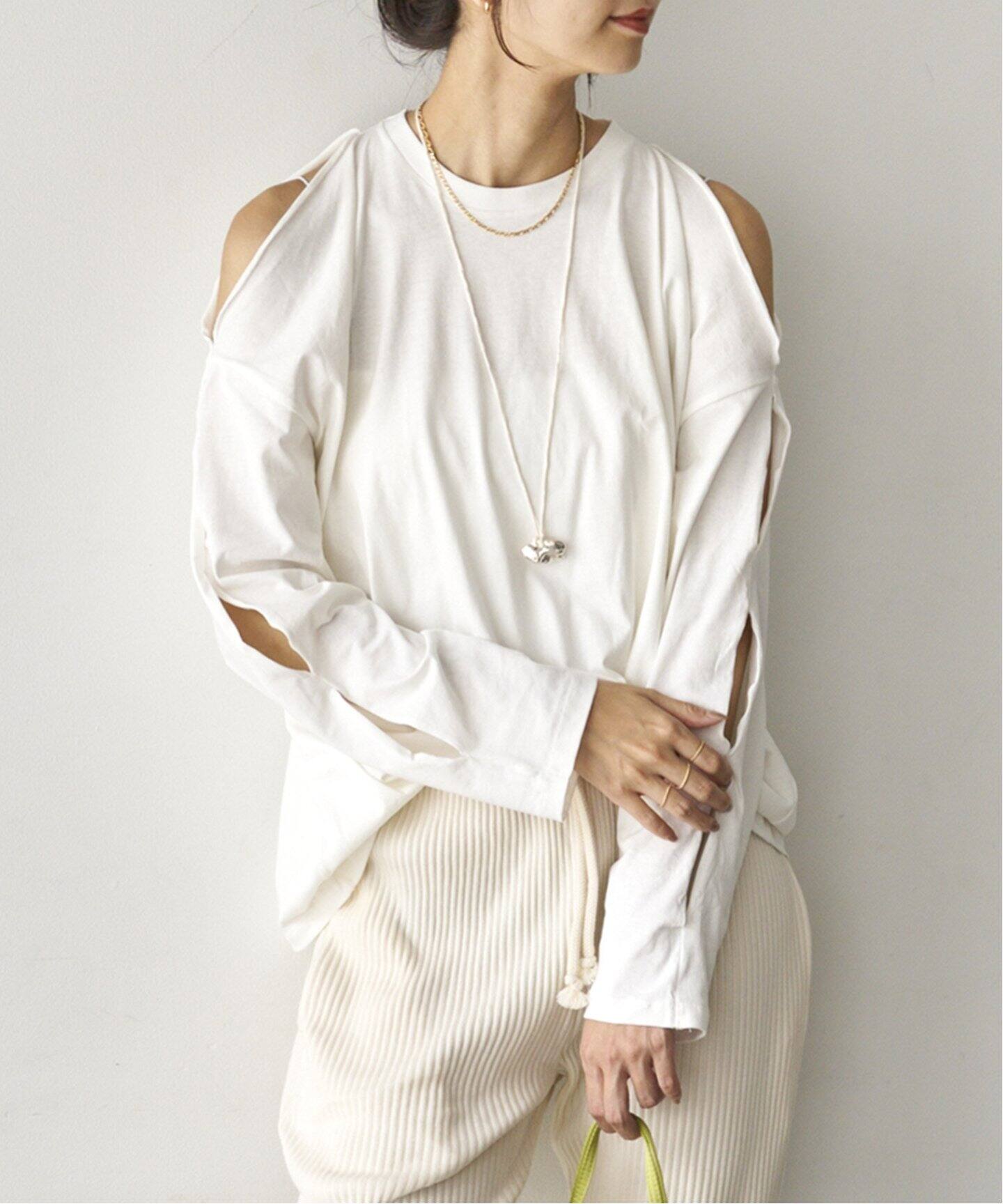 BASERANGE/ベースレンジ PIN LONG SLEEVE トップス（Tシャツ  