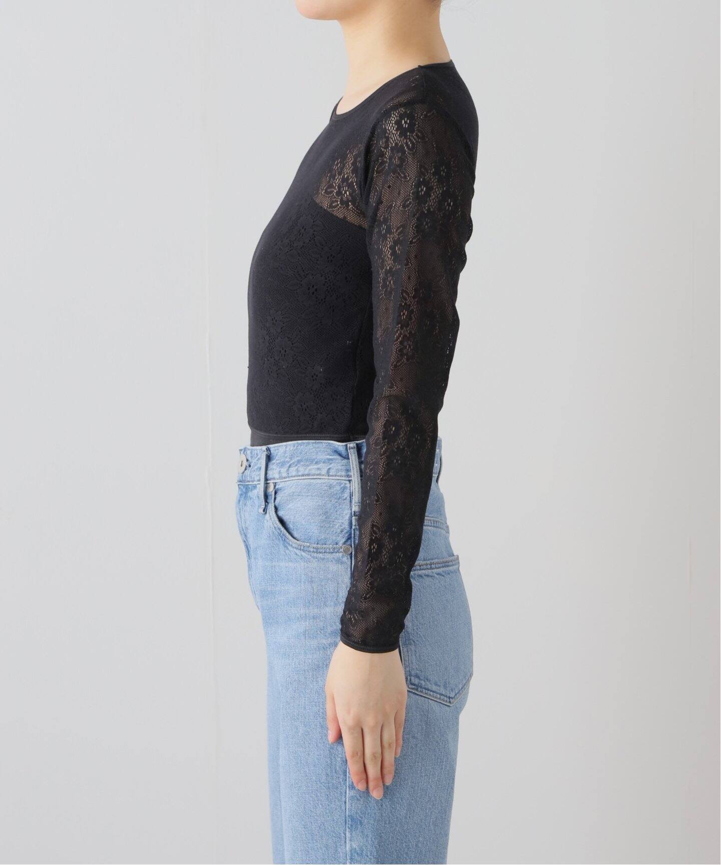 TanC TOKYO/タンクトウキョウ】 LOUNGE BKLACE CRFOPPED Tシャツ（T