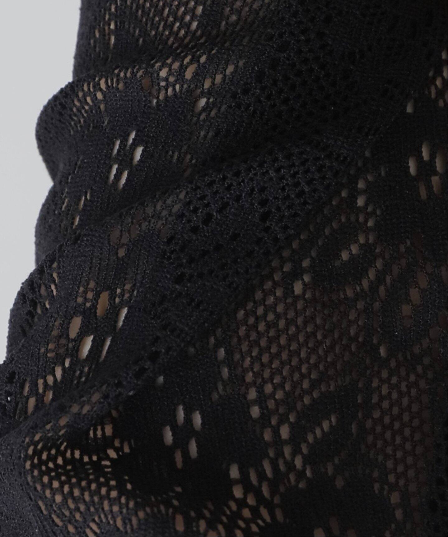 TanC TOKYO LOUNGE BLACK LACE キャミソールレース TanC TOKYO/タンクトウキョウ】 LOUNGE BKLACE CRFOPPED Tシャツ（T