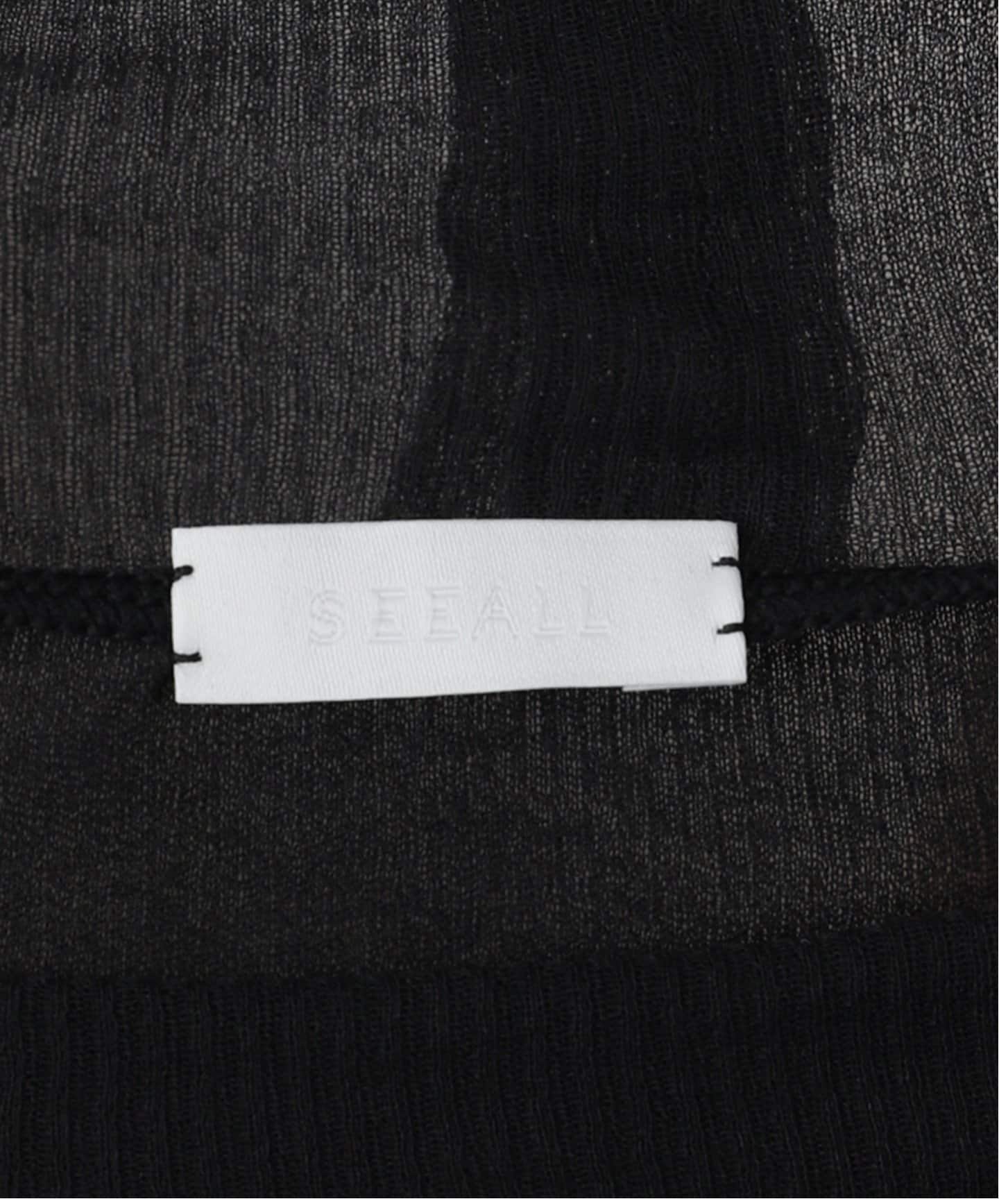 SEEALL/シーオール LAYERED SHEER HIGH NECK Tシャツ（Tシャツ