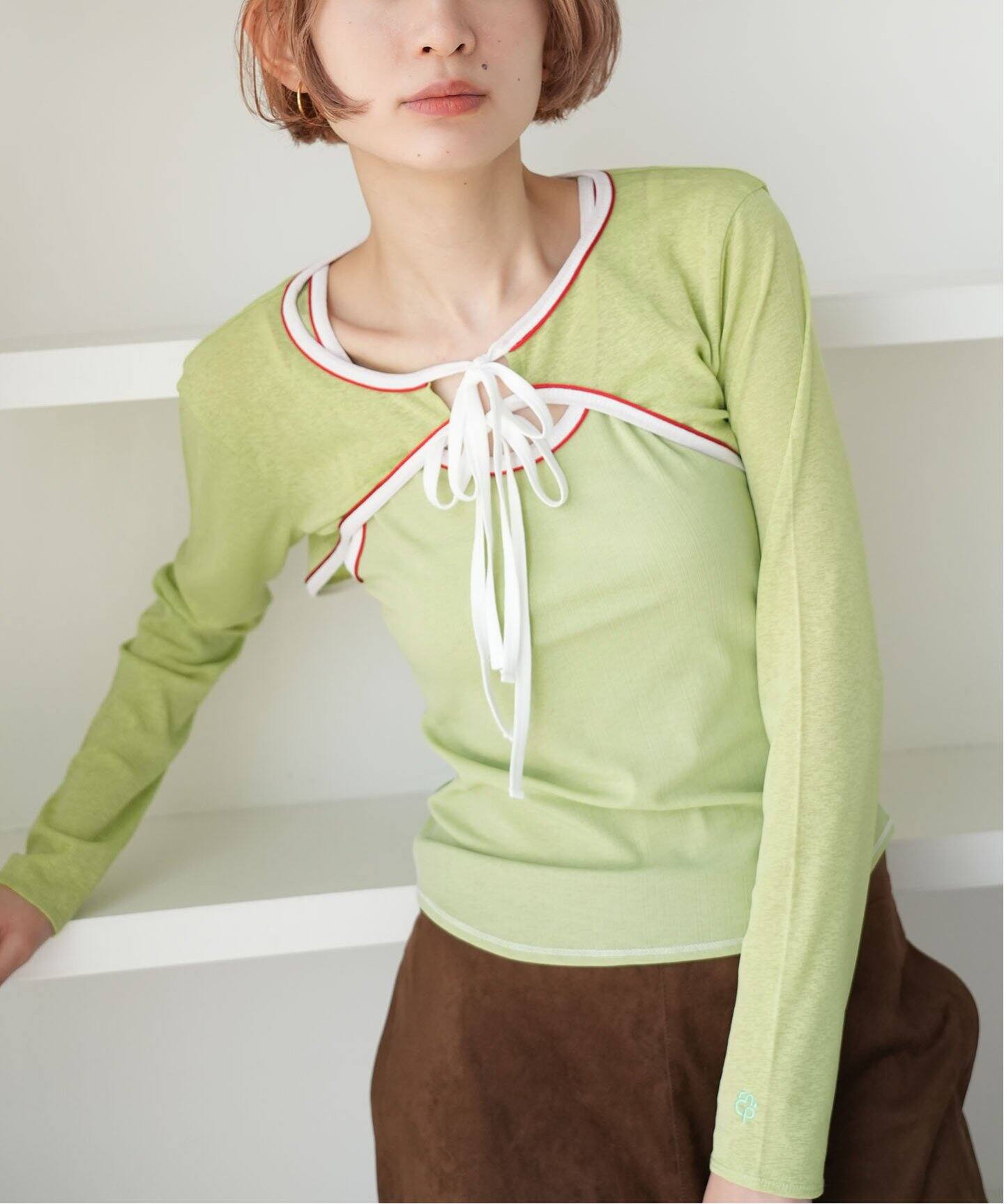 WEB限定》SLOBE citron. BEYOND SHEER TWIN（Tシャツ／カットソー 
