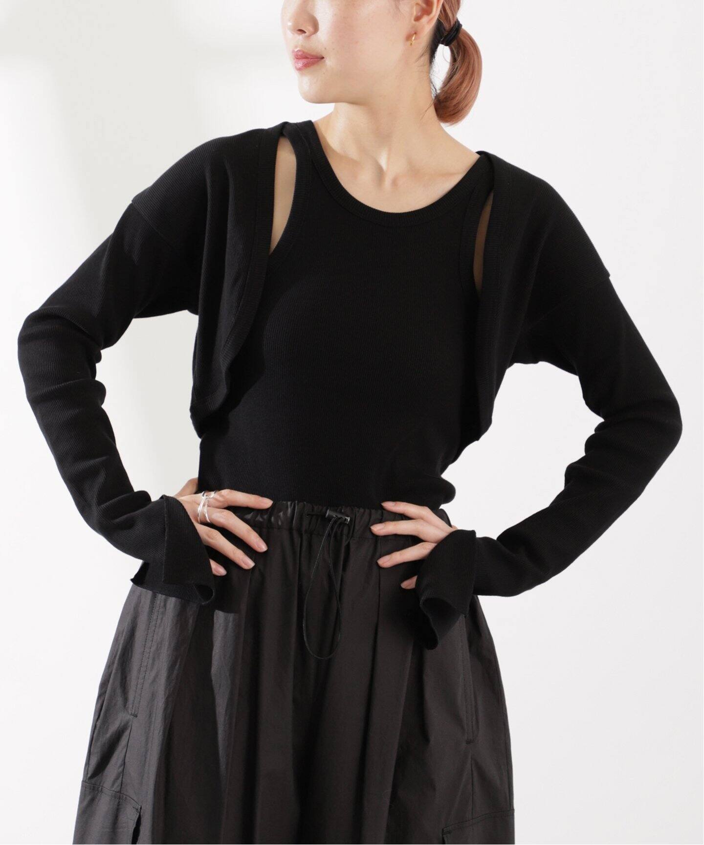 リブJERSEY セットプルオーバー（アンサンブル）｜VERMEIL par iena  