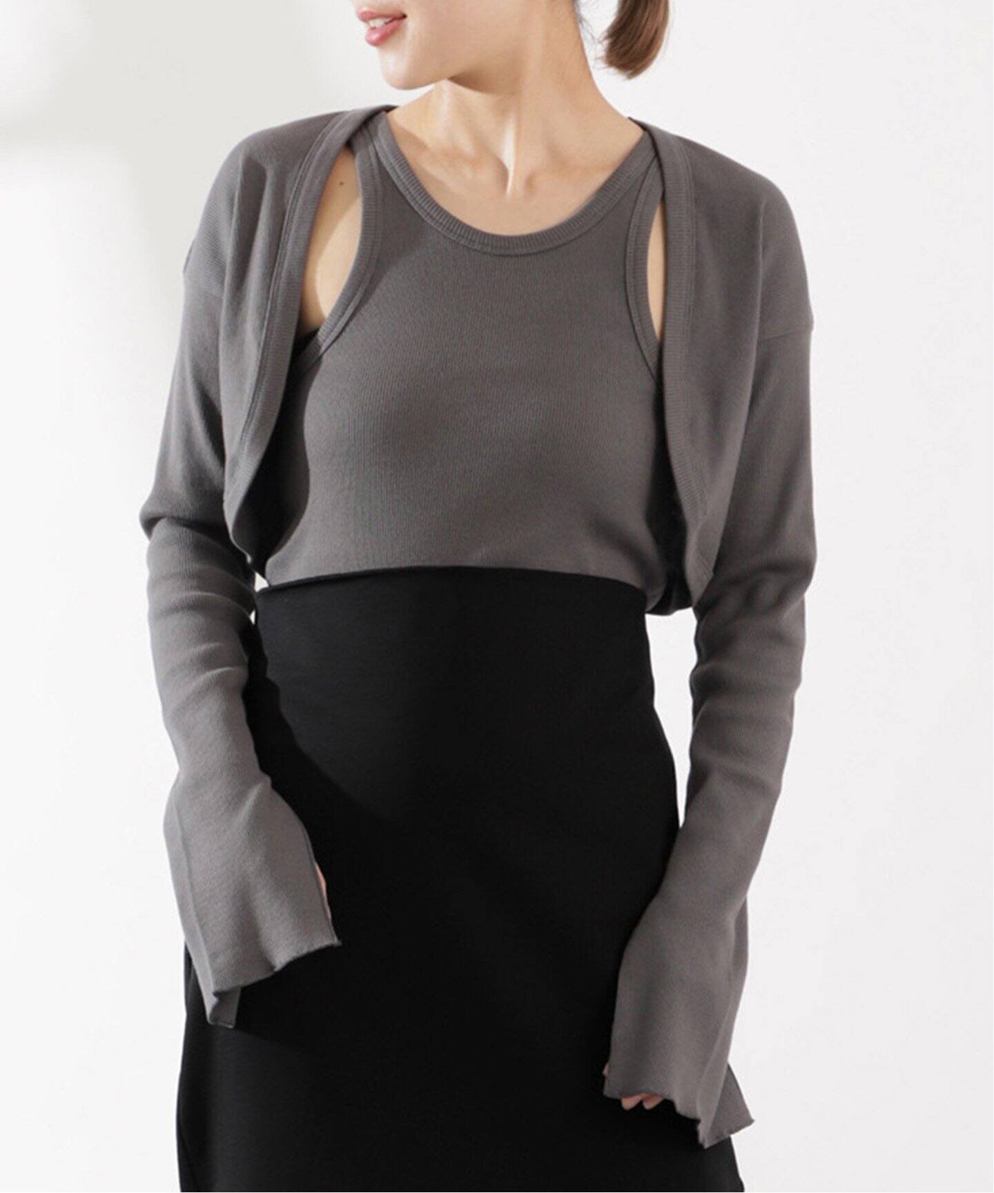 リブJERSEY セットプルオーバー（アンサンブル）｜VERMEIL par iena  