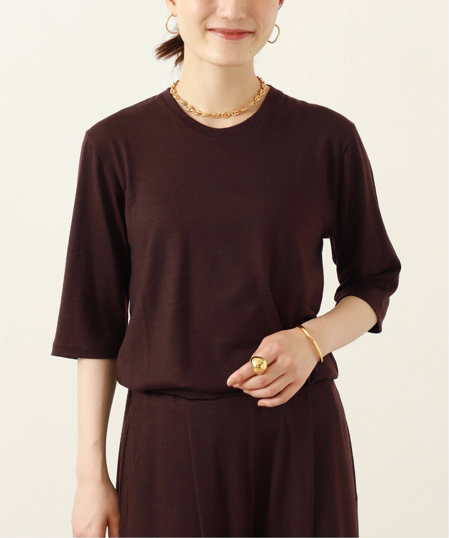 wool 100 jersey Tシャツ（Tシャツ／カットソー）｜VERMEIL par iena 