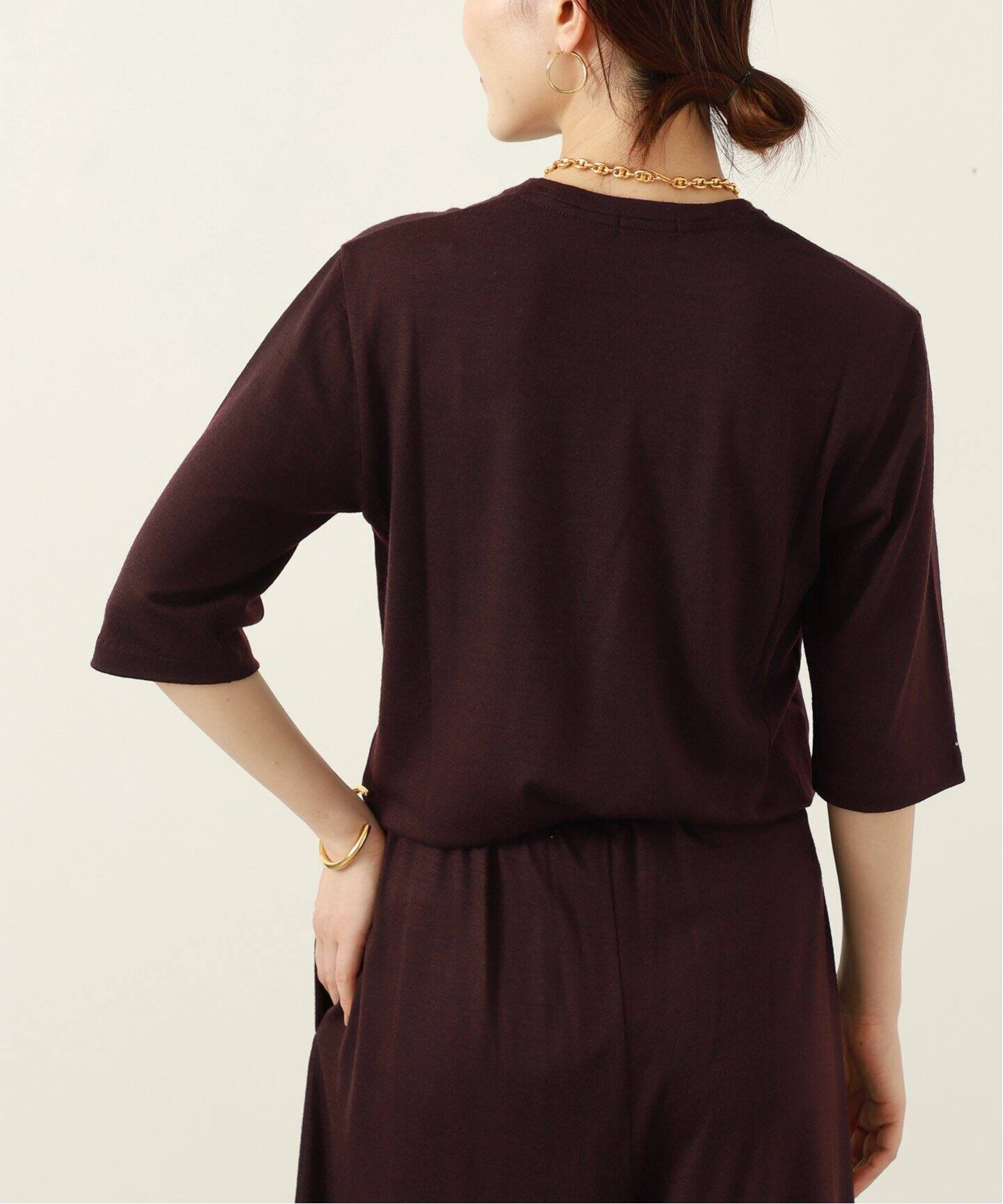 wool 100 jersey Tシャツ（Tシャツ／カットソー）｜VERMEIL par iena 