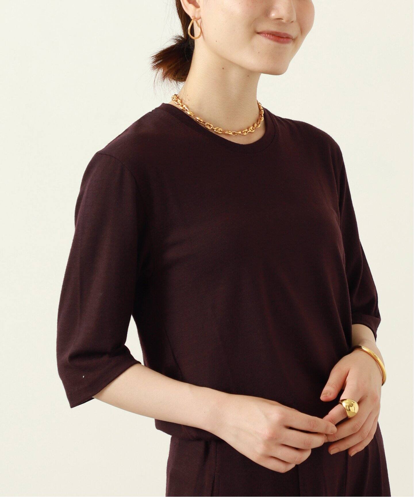 wool 100 jersey Tシャツ（Tシャツ／カットソー）｜VERMEIL par iena 
