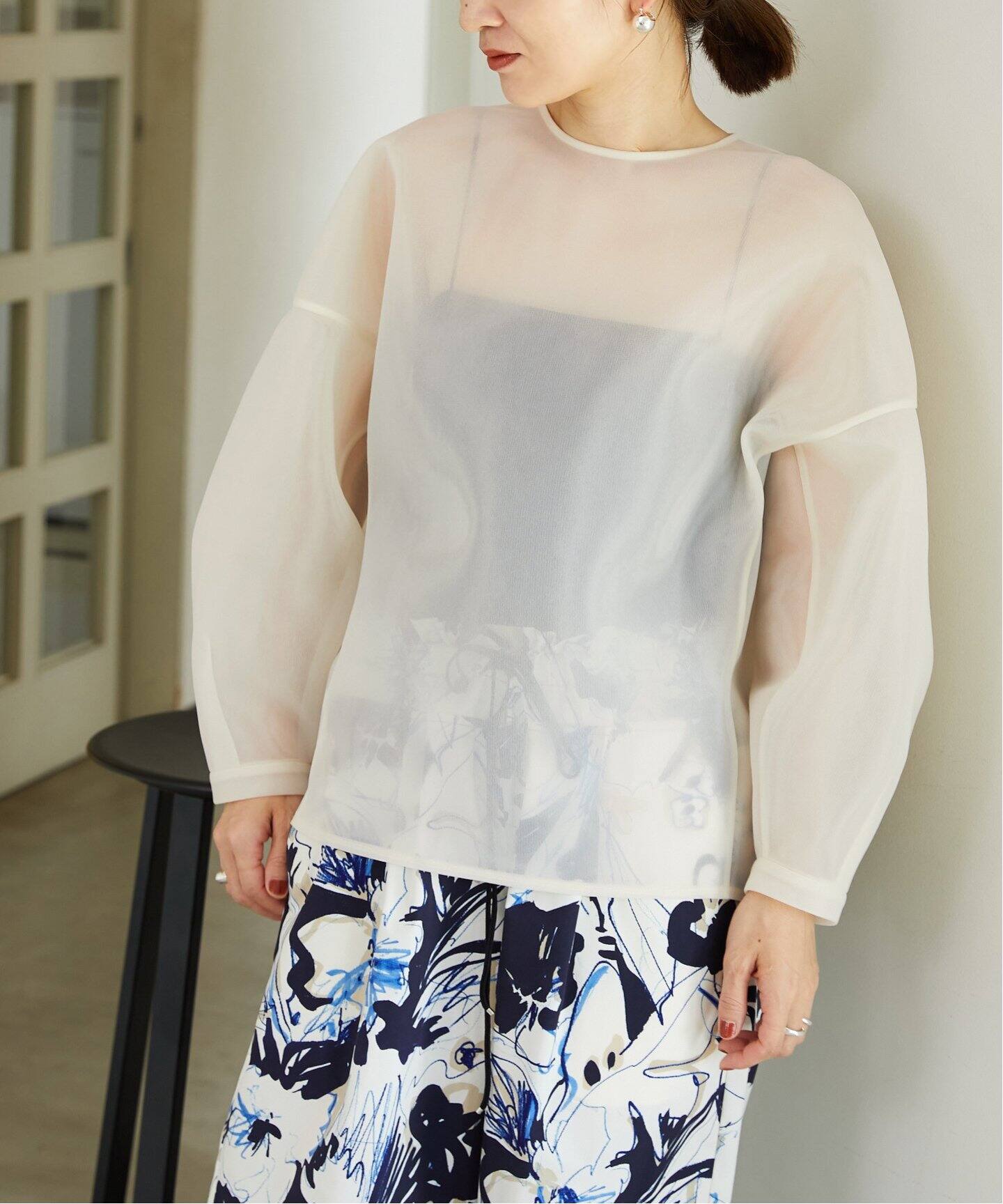 追加》ダブルラッセル ダンボールプルオーバー（Tシャツ／カットソー  