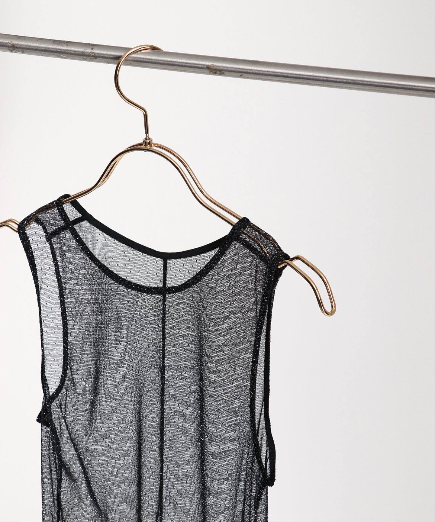 TanC TOKYO/タンクトウキョウ】Sparking Tulle Skin Top（タンクトップ