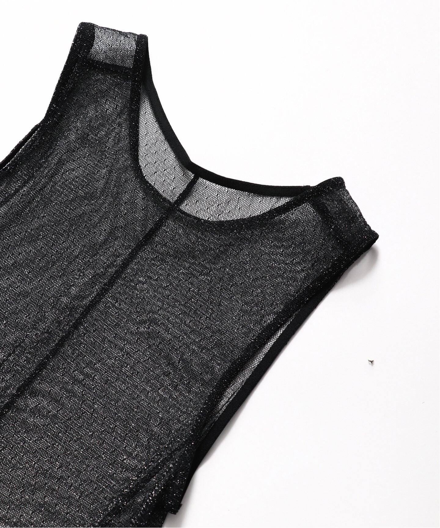 TanC TOKYO/タンクトウキョウ】Sparking Tulle Skin Top（タンクトップ