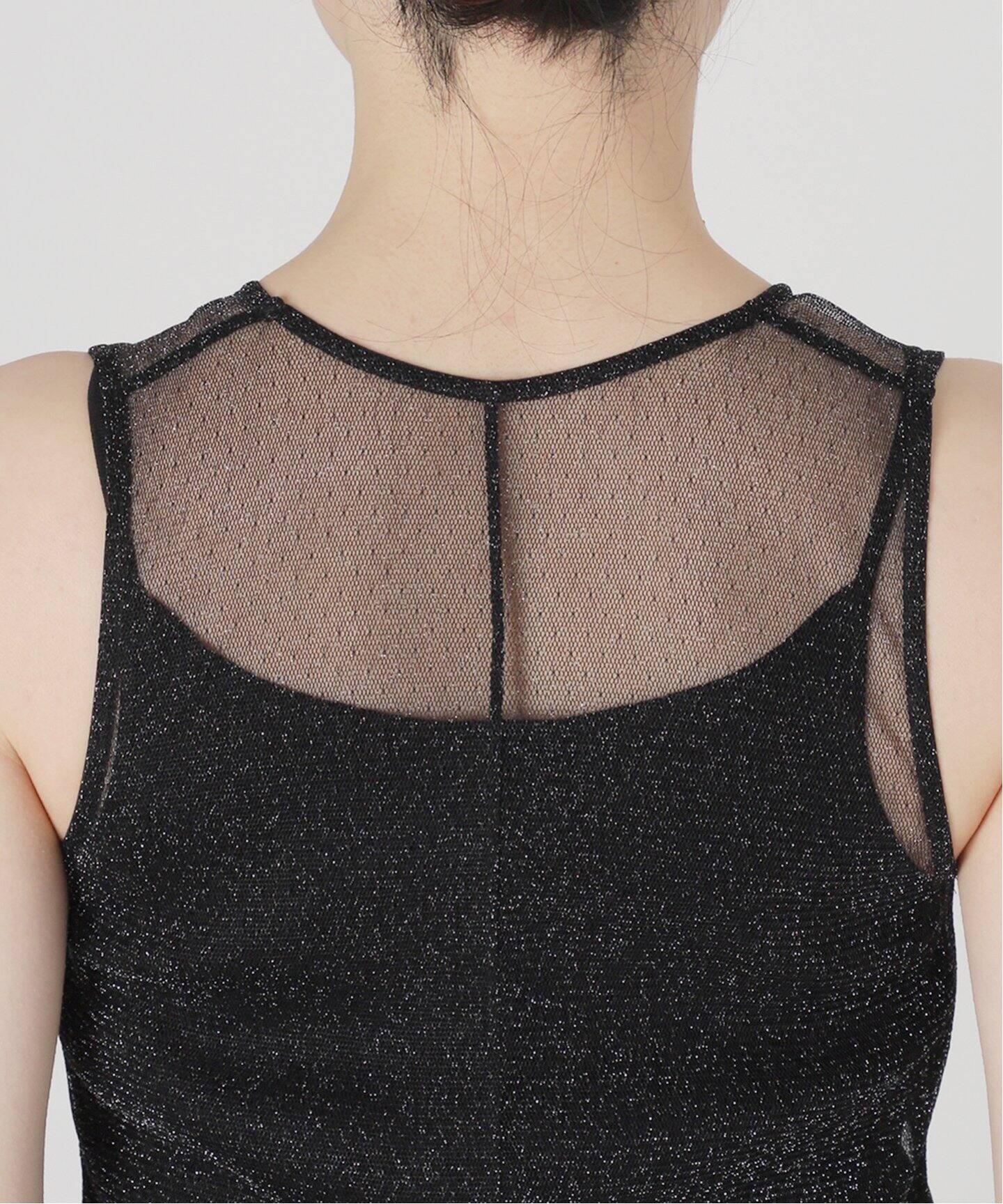 TanC TOKYO/タンクトウキョウ】Sparking Tulle Skin Top（タンク