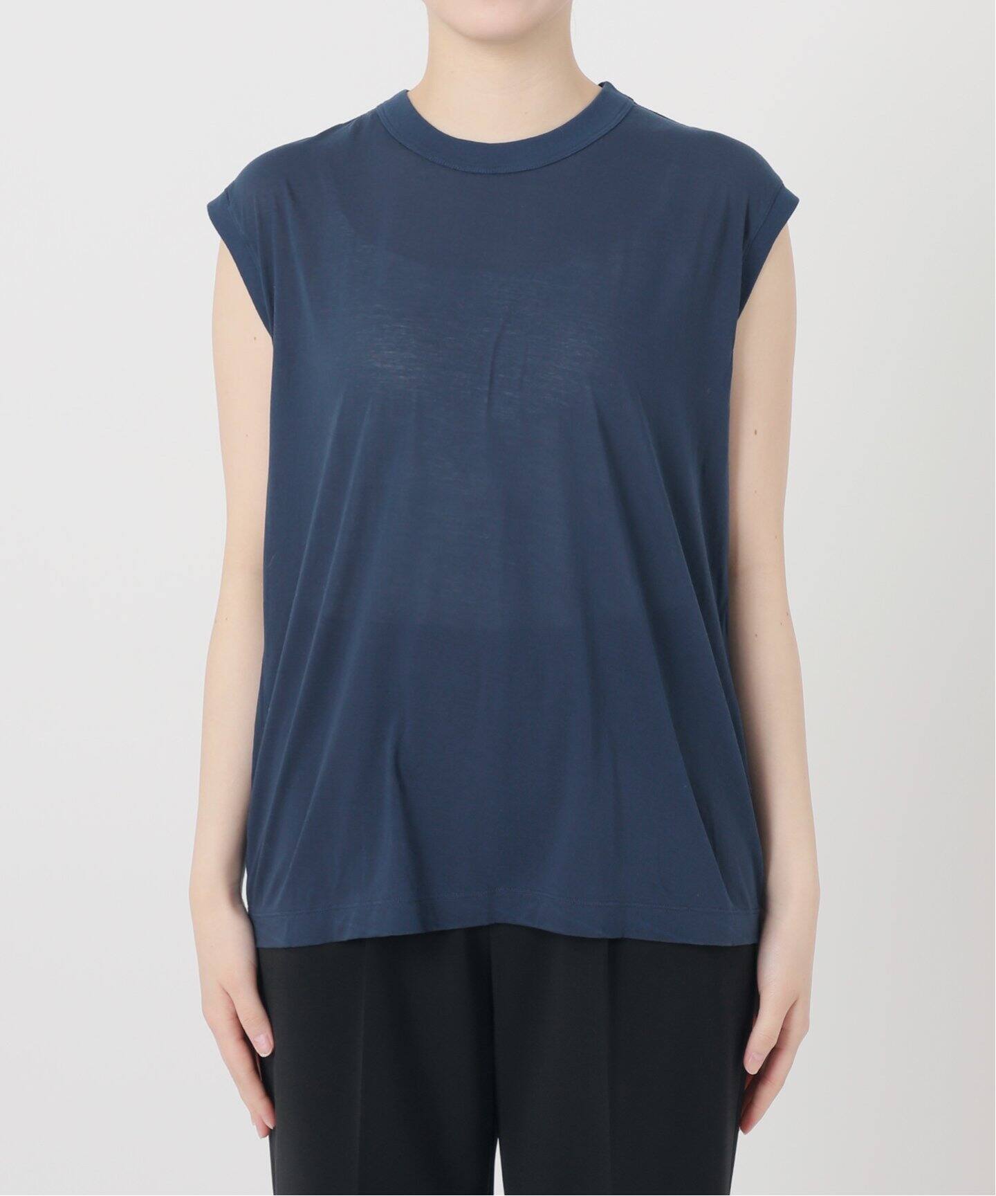 ATON/エイトン】Garmentdyed 60 Fresca 別注ノースリーブTシャツ（T 