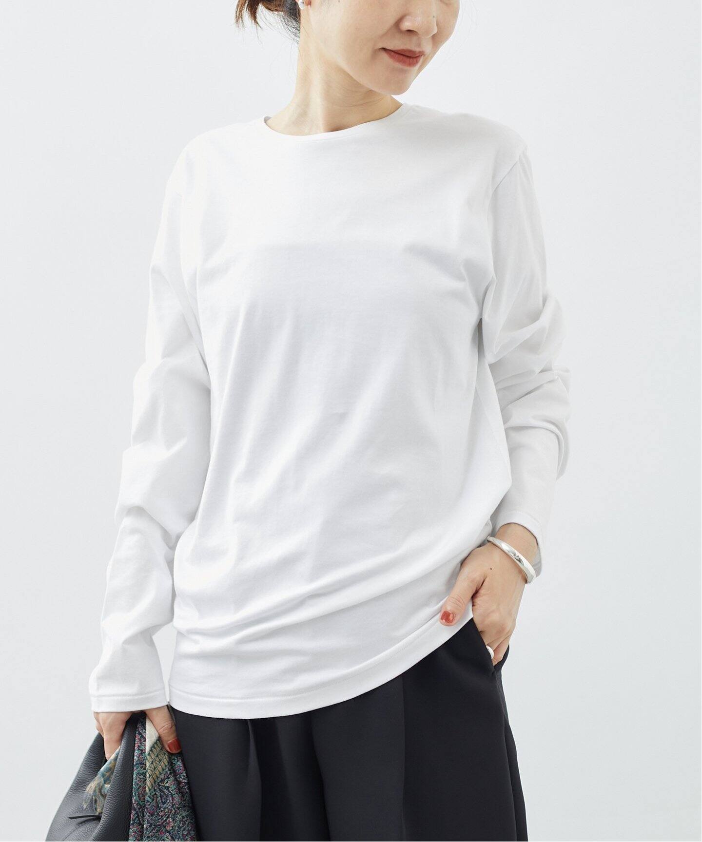 ATON（エイトン）Suvin60/2 Perfect ロングスリーブTシャツ KKAGCW0805 