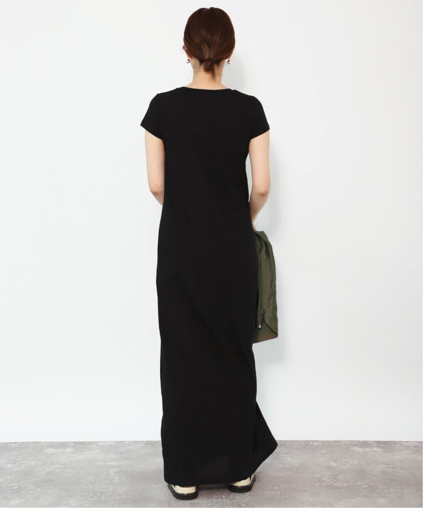 INSCRIRE/アンスクリア】Tシャツドレス（Tシャツ／カットソー  