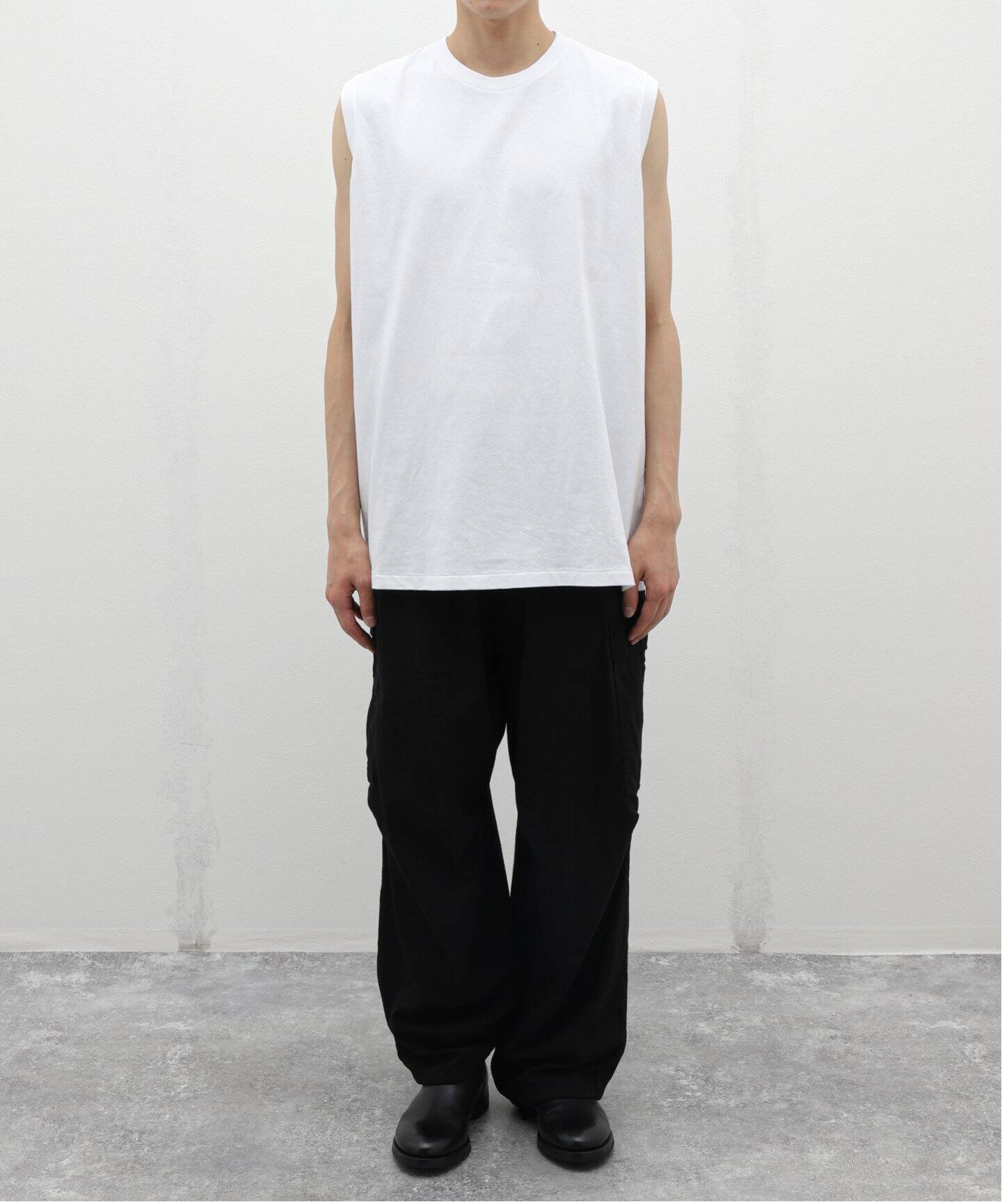 COMOLI / コモリ】コットンジャージ ノースリーブ（Tシャツ 