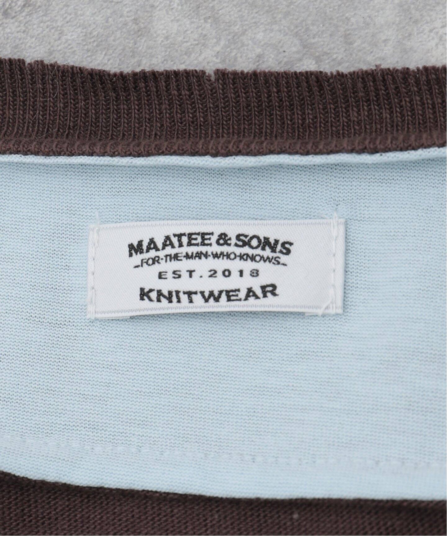 MAATEE&SONS / マーティー & サンズ】別注 BORDER T-SH（Tシャツ 
