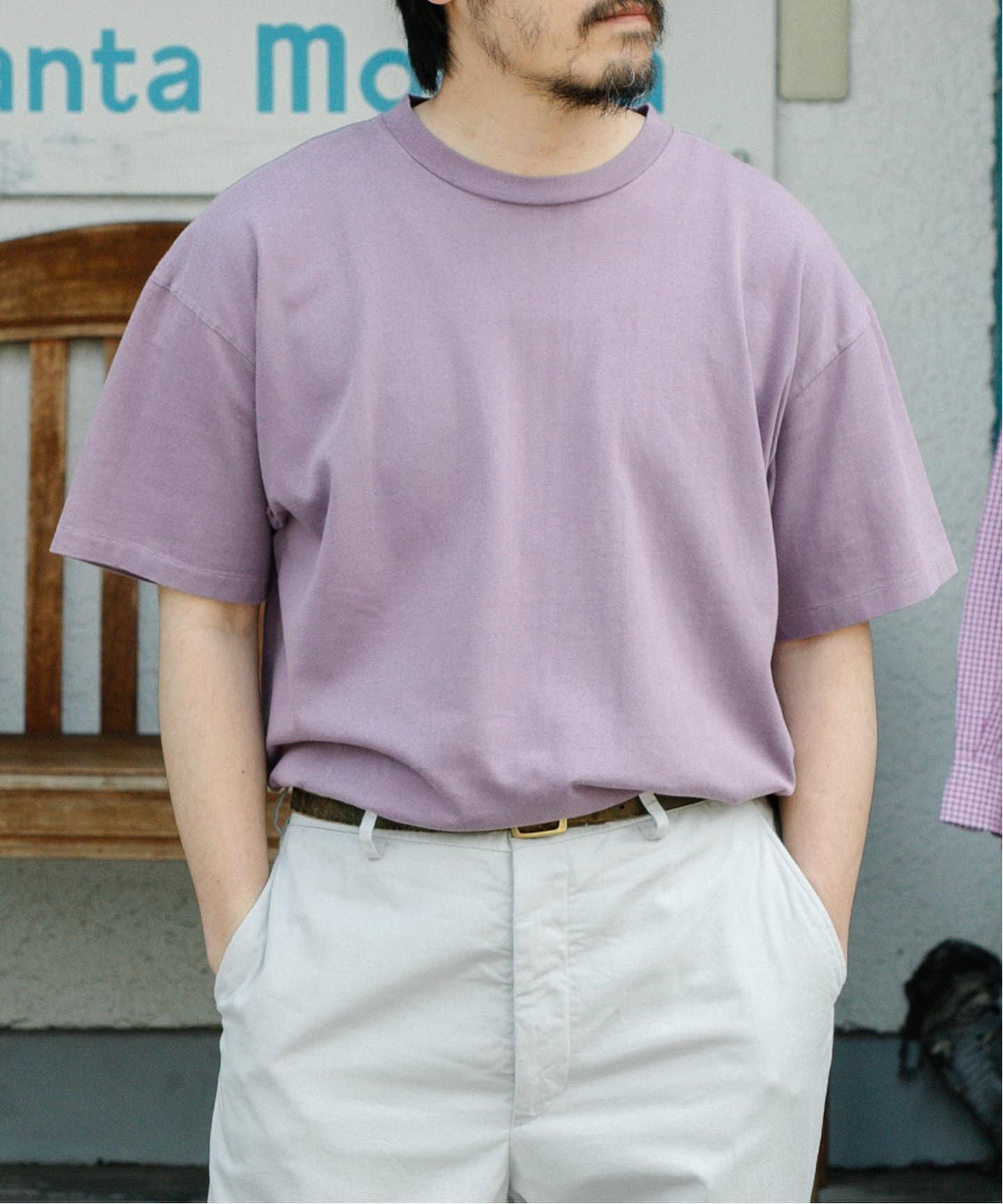 HERILL / ヘリル】別注 SUVINCOTTON T（Tシャツ／カットソー）｜L