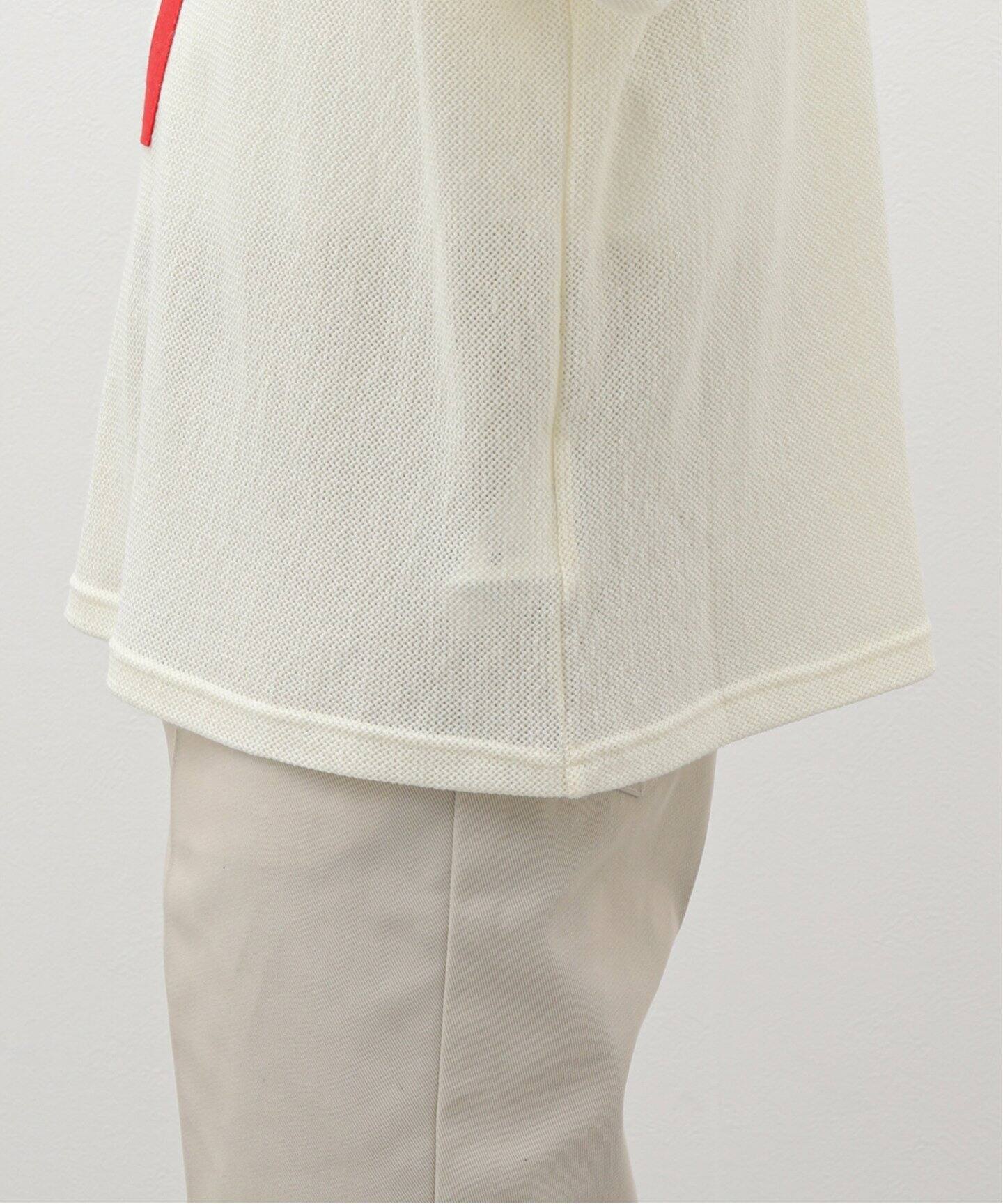 INSCRIRE メッシュ半袖Tシャツ ホワイト INSCRIRE / アンスクリア】Mesh Football Tee（Tシャツ