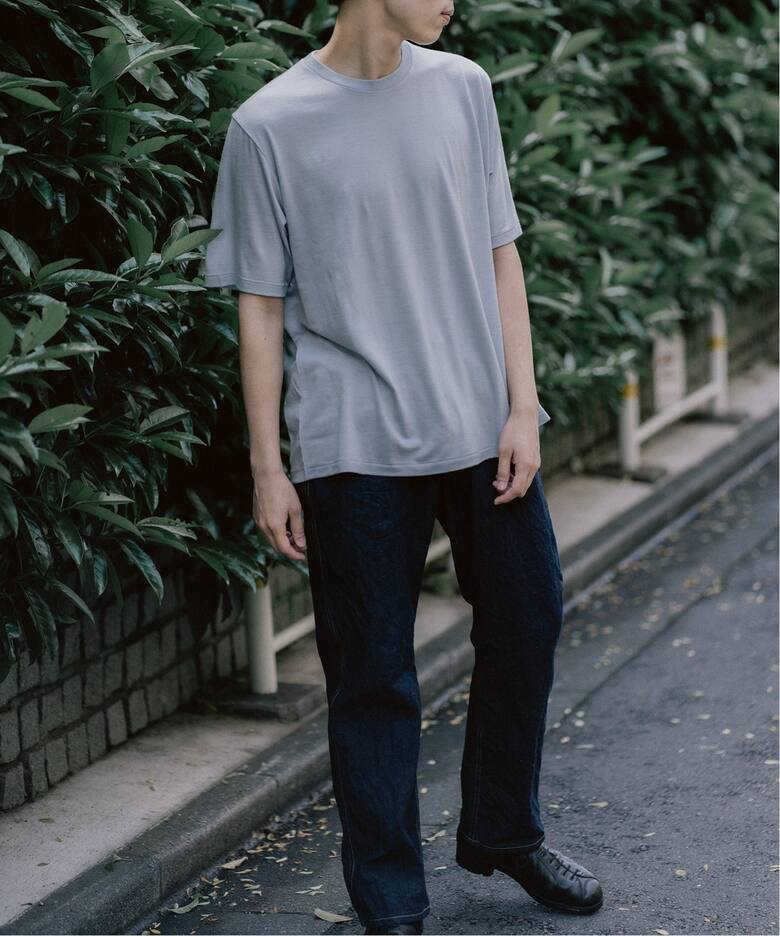BATONER / バトナー】別注 Wool Tee WIDE（Tシャツ／カットソー）｜L 