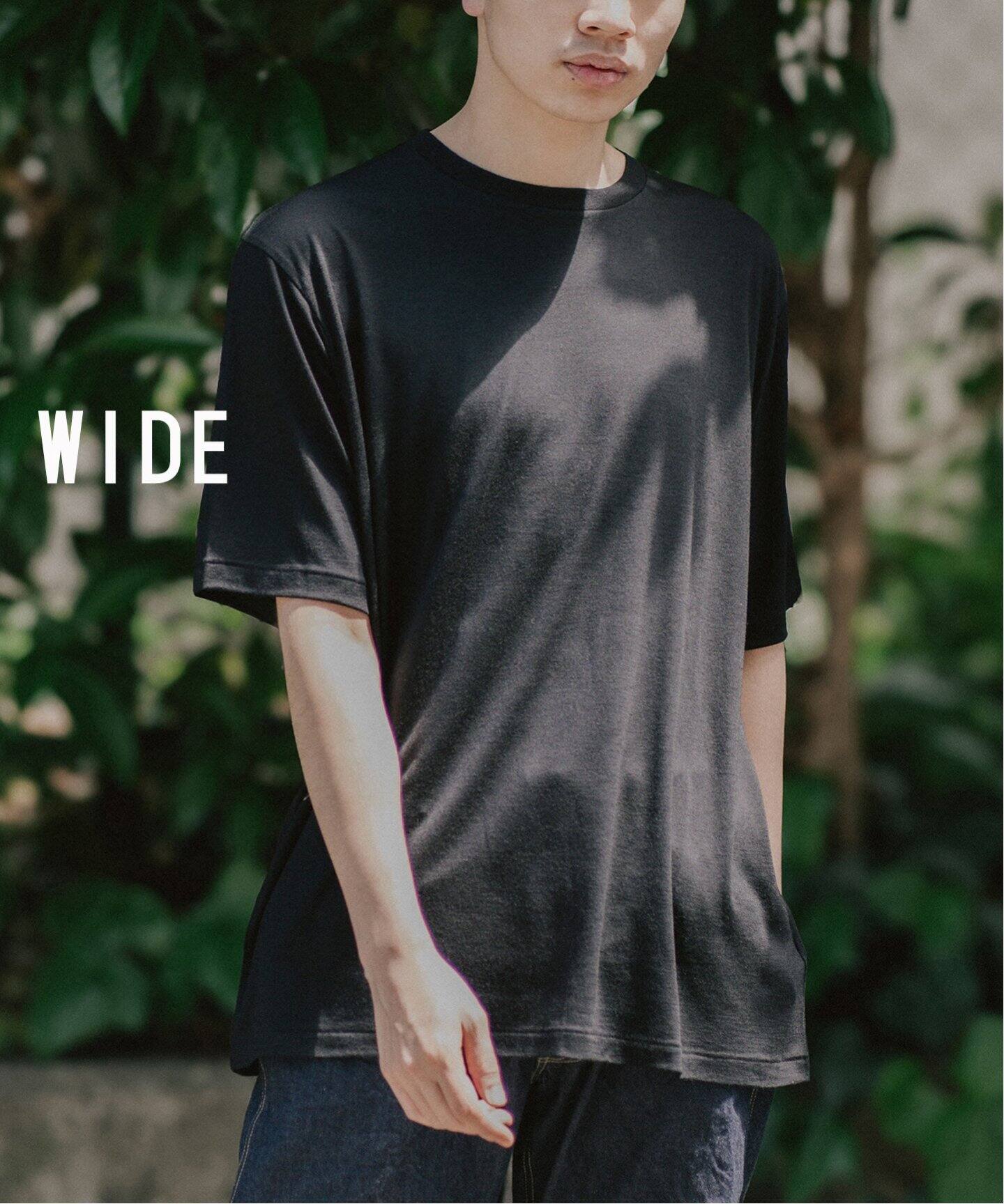 BATONER / バトナー】別注 Wool Tee WIDE（Tシャツ／カットソー）｜L 