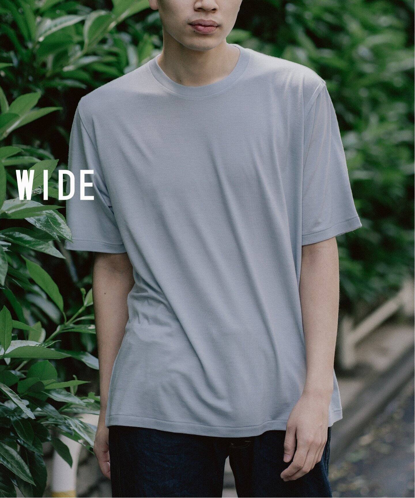 BATONER / バトナー】別注 Wool Tee WIDE（Tシャツ／カットソー）｜L 