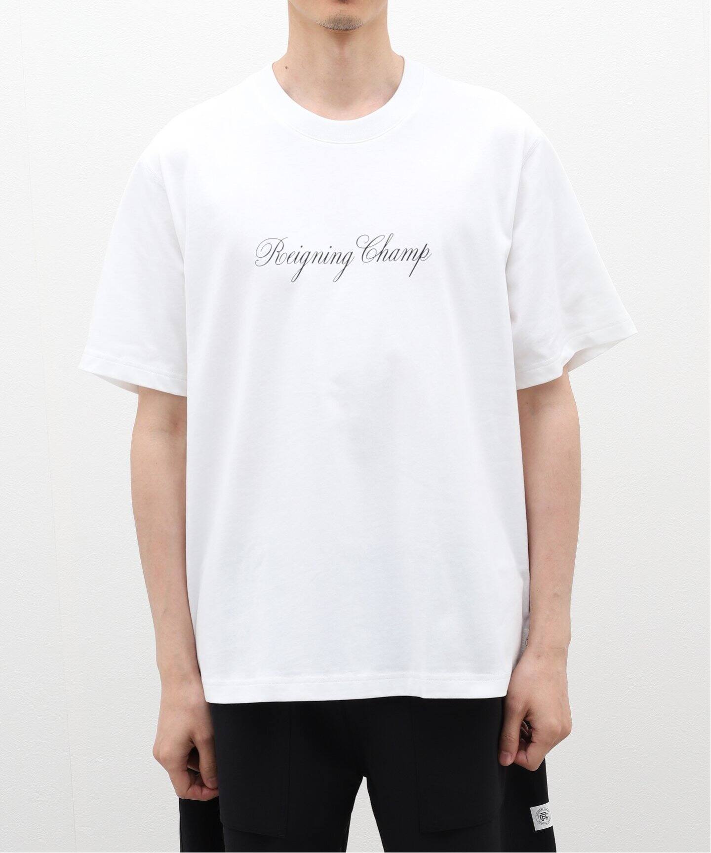 【Reigning Champ】Collegiate・半袖コットンＴシャツ Men's Graphic T Shirts, Sweaters, Hoodies | Reigning Champ