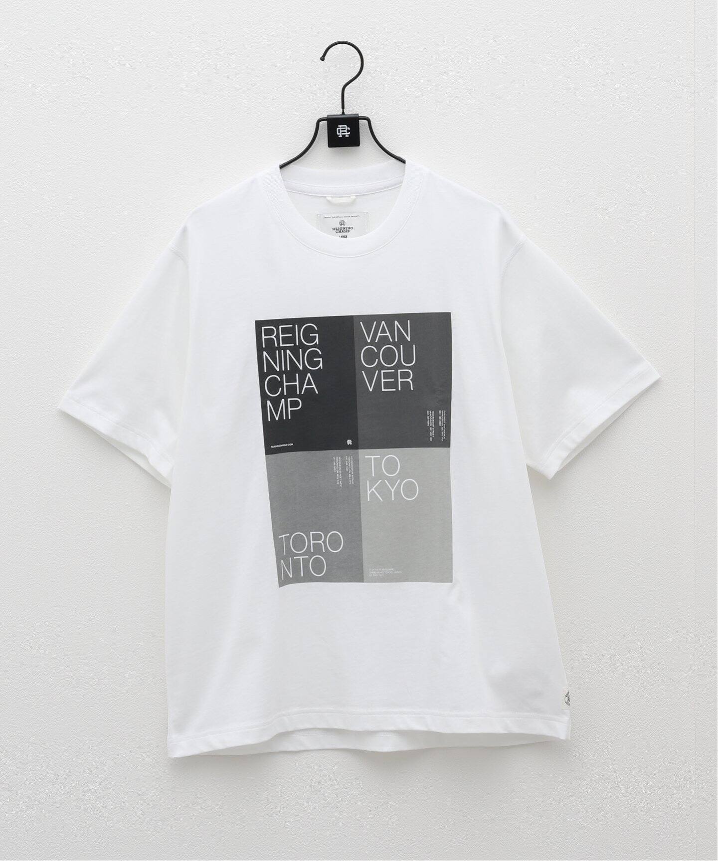限定【Reigning Champ】Midweight Jersey City Pack OG T-Shirt MIDWEIGHT JERSEY CITY PACK T-SHIRT（Tシャツ／カットソー
