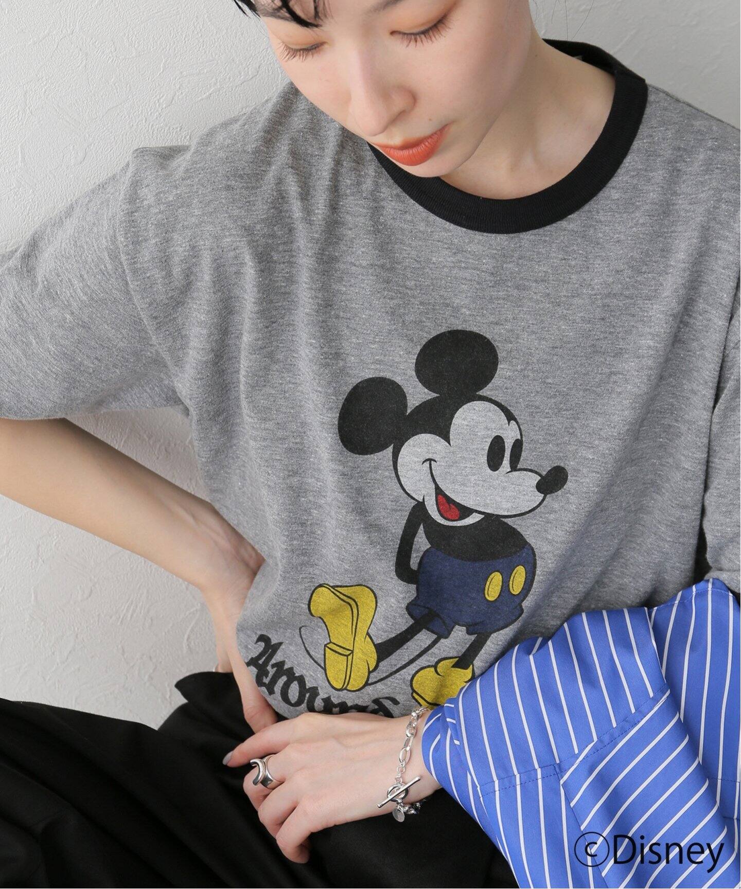 Shinzone / シンゾーン】MICKEY RINGER TEE（Tシャツ／カットソー 