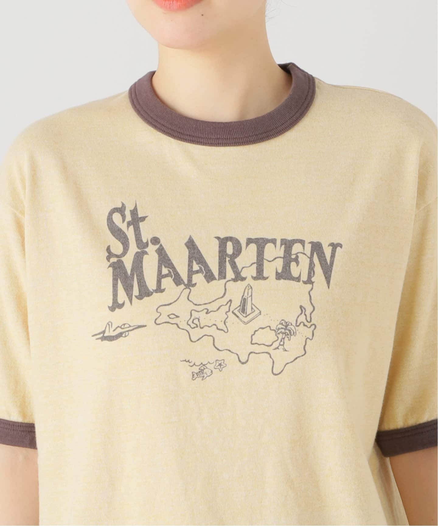 トップス THE SHINZONE ST.MAARTEN TEE F YELLOW Shinzone / シンゾーン】ST.MAARTEN TEE（Tシャツ／カットソー