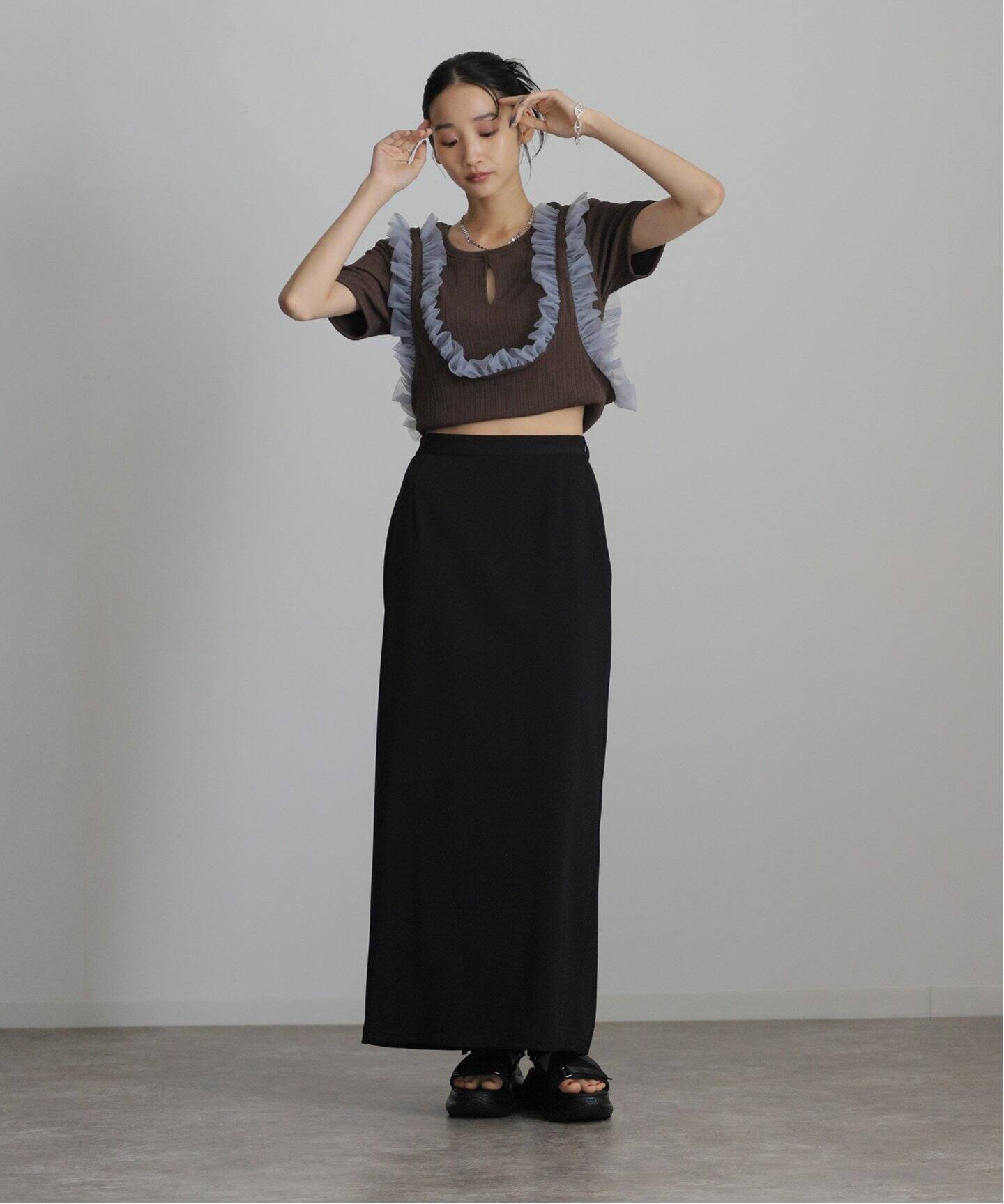 Knuth Marf docking maxi denim skirt