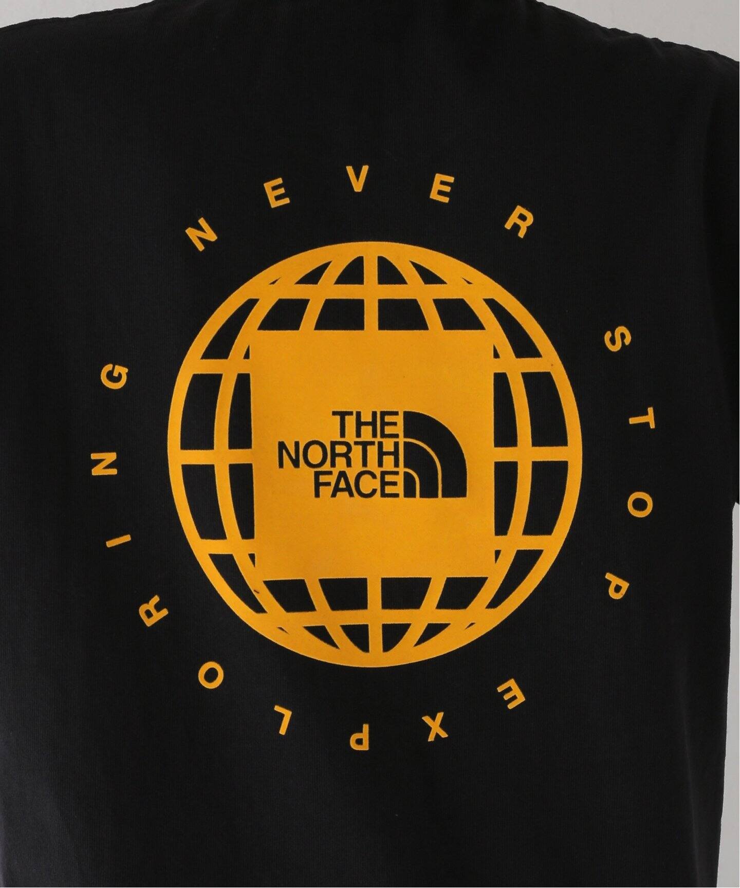 ★英国限定モデル*The North Face*Exploring CircleロゴTシャツB THE NORTH FACE tシャツ 「THE FACE」バックプリントTシャツ