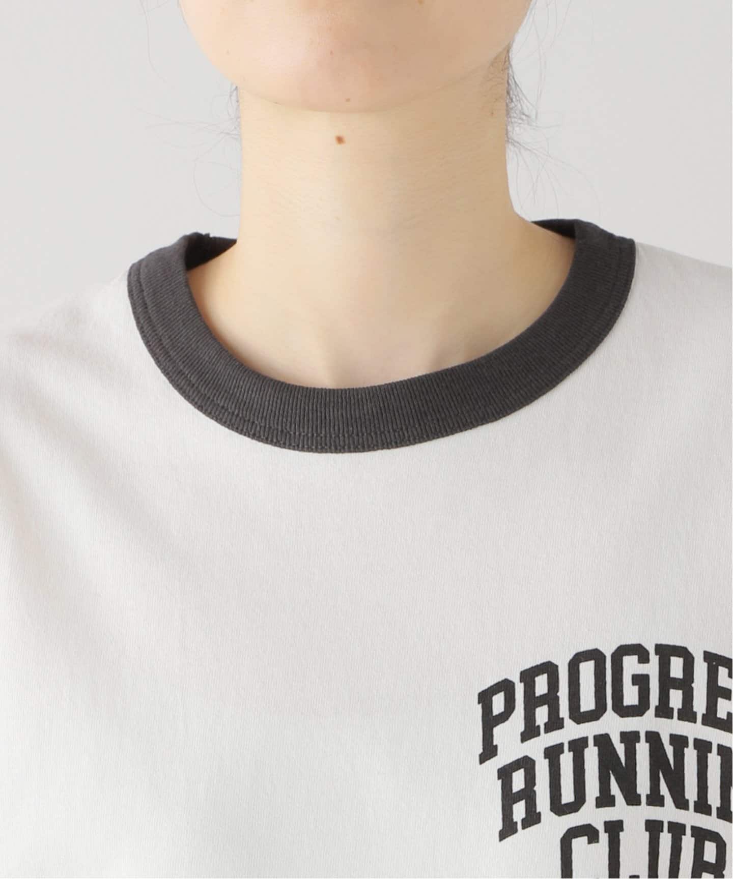 Tシャツ・カットソー HUECLOSET Lettering 19 ringer T-shirt Custom Youth Ringer T-Shirt - 711 - CapsToYou